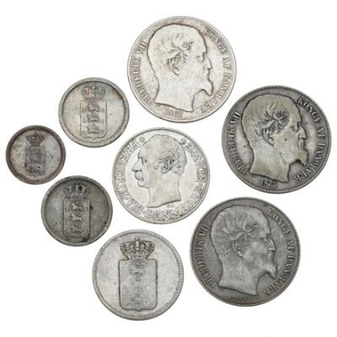 Danish West Indies, collection of coins, in total 21 pcs – Bruun Rasmussen