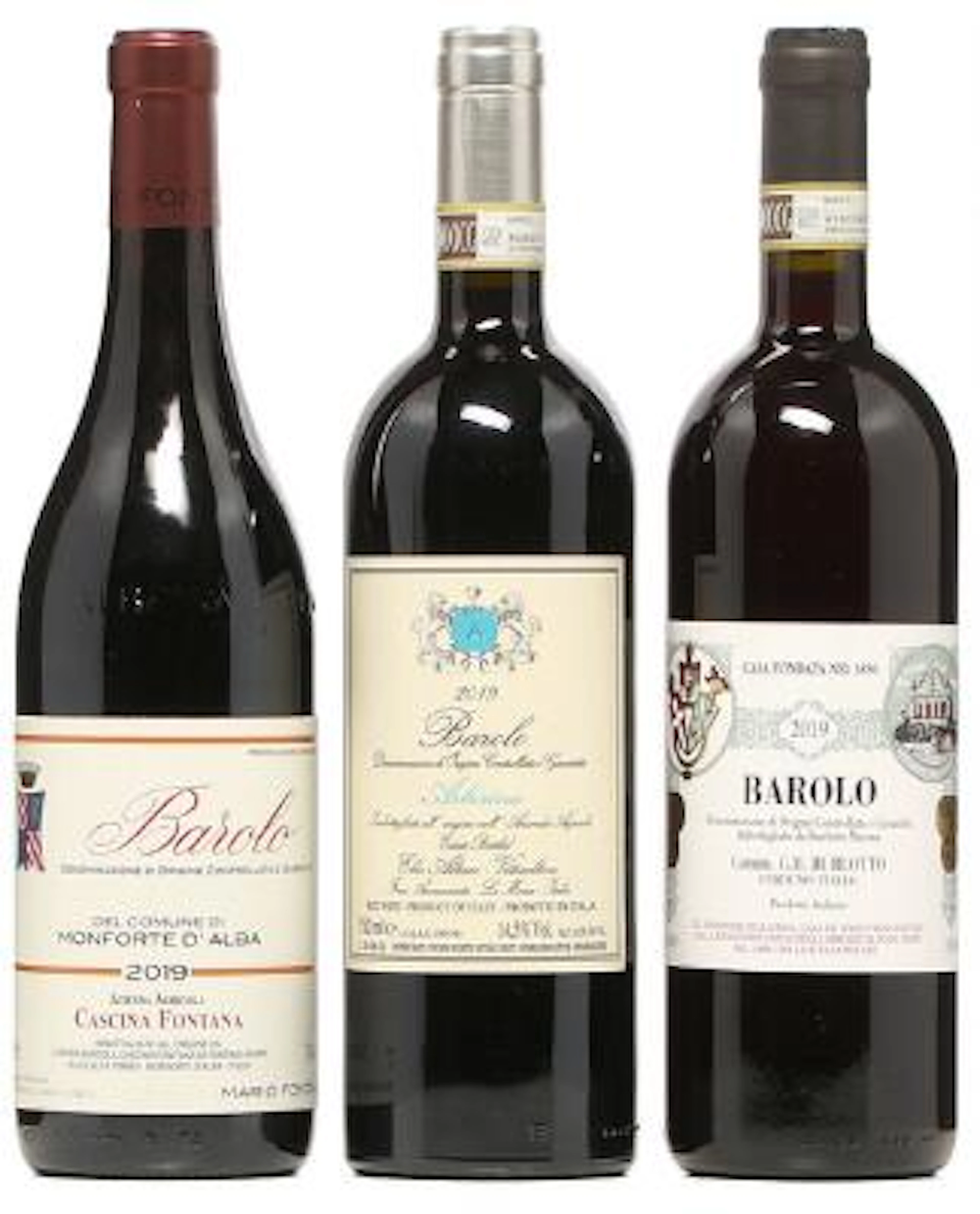 1 bt. Barolo "del commune di Monforte d'Alba", Cascina Fontana 2019