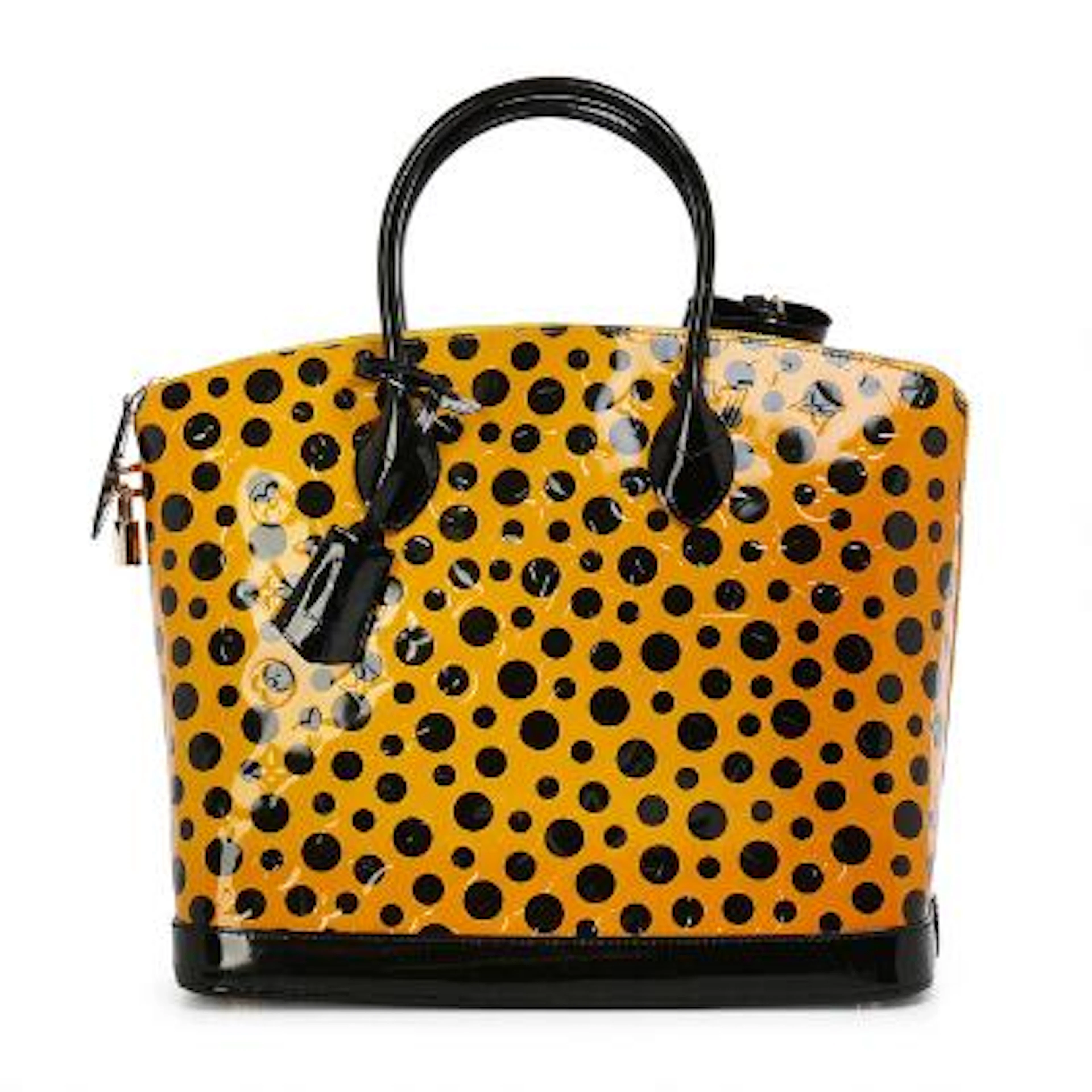 Louis Vuitton: A "Limited Edition Yayoi Kusama Dots Lockit MM" bag