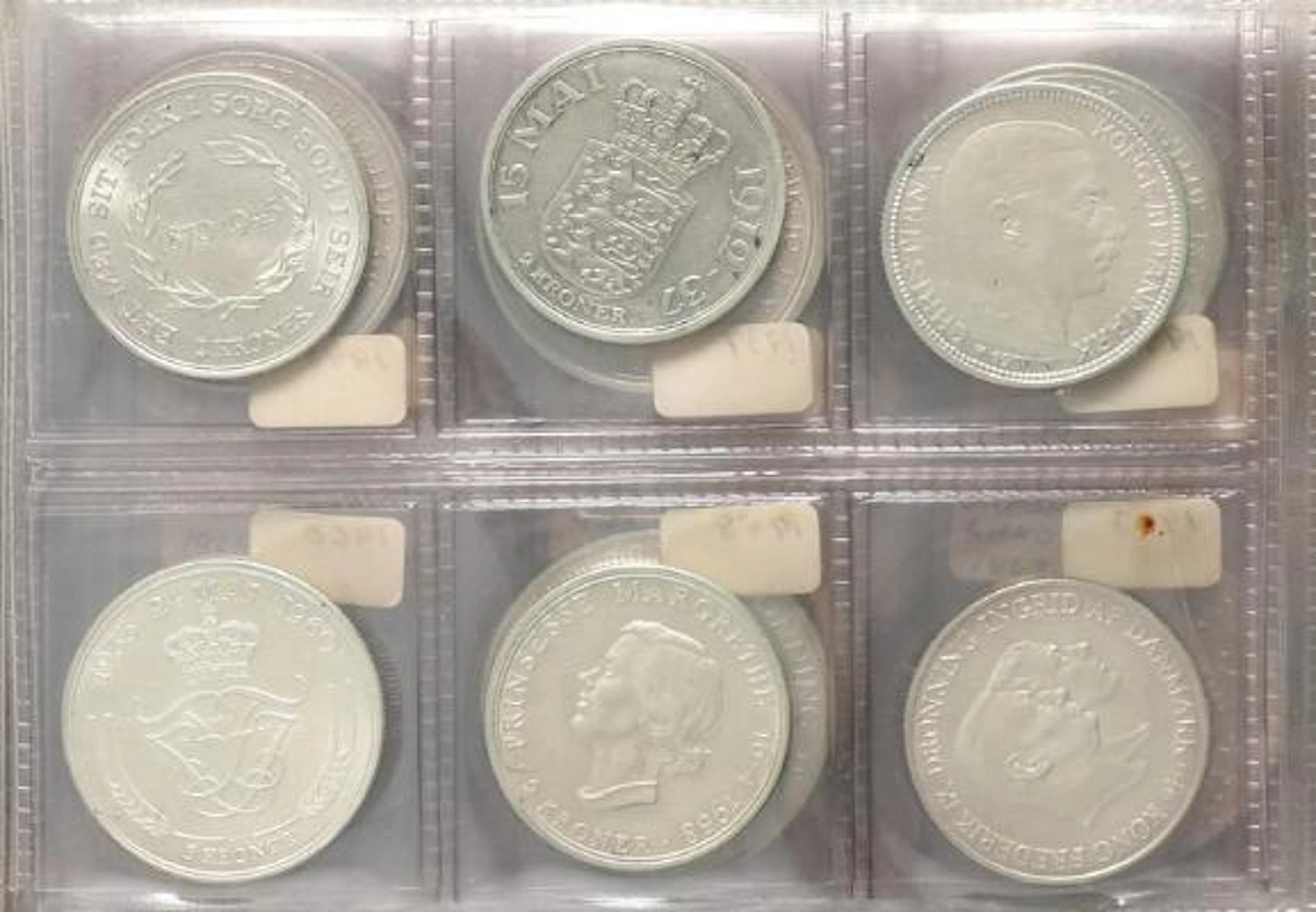 Commemoratives, 1888, 1906, 1923-1972, in total 13 pcs as well as
