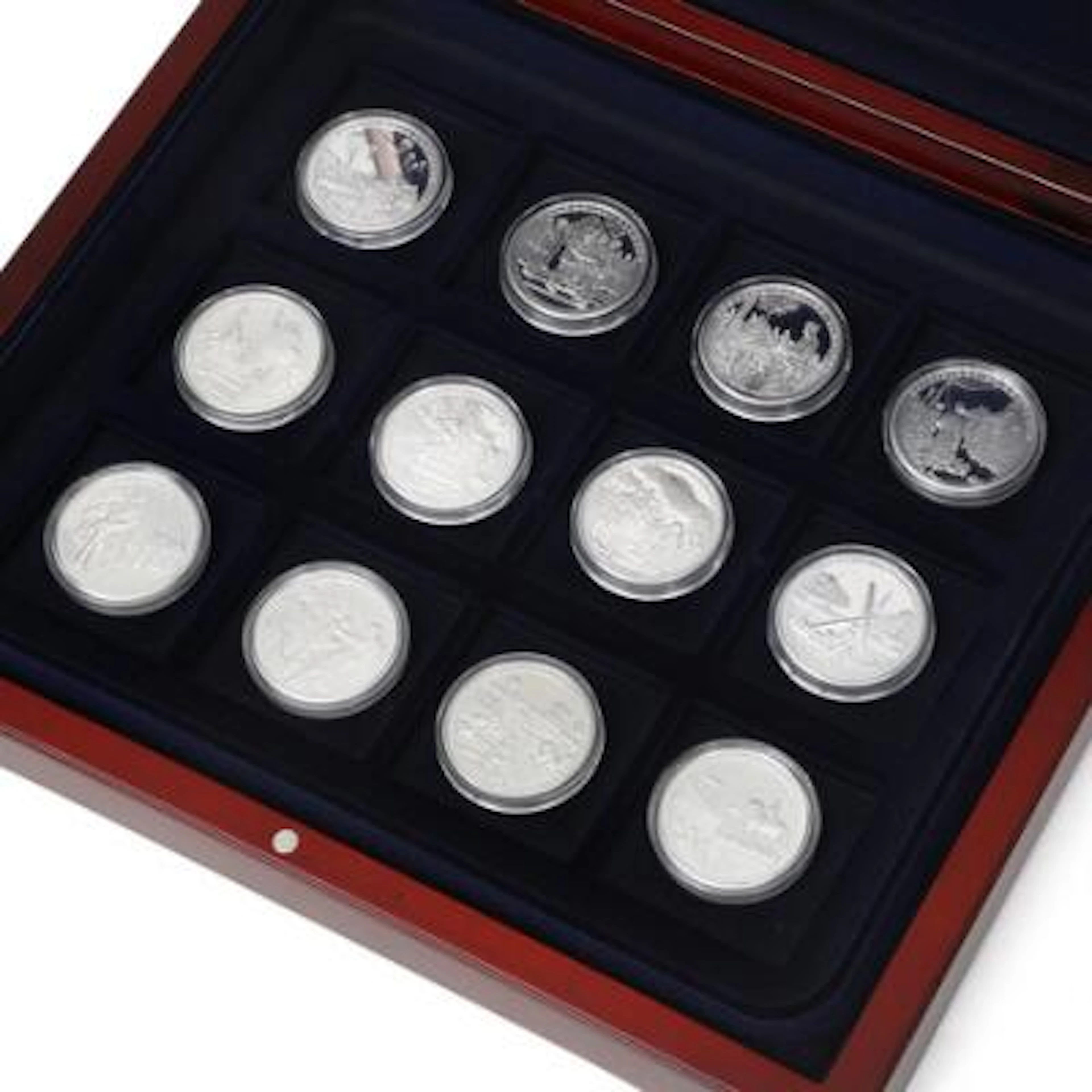 Margrethe II, collection of medals from the series “Danmark under