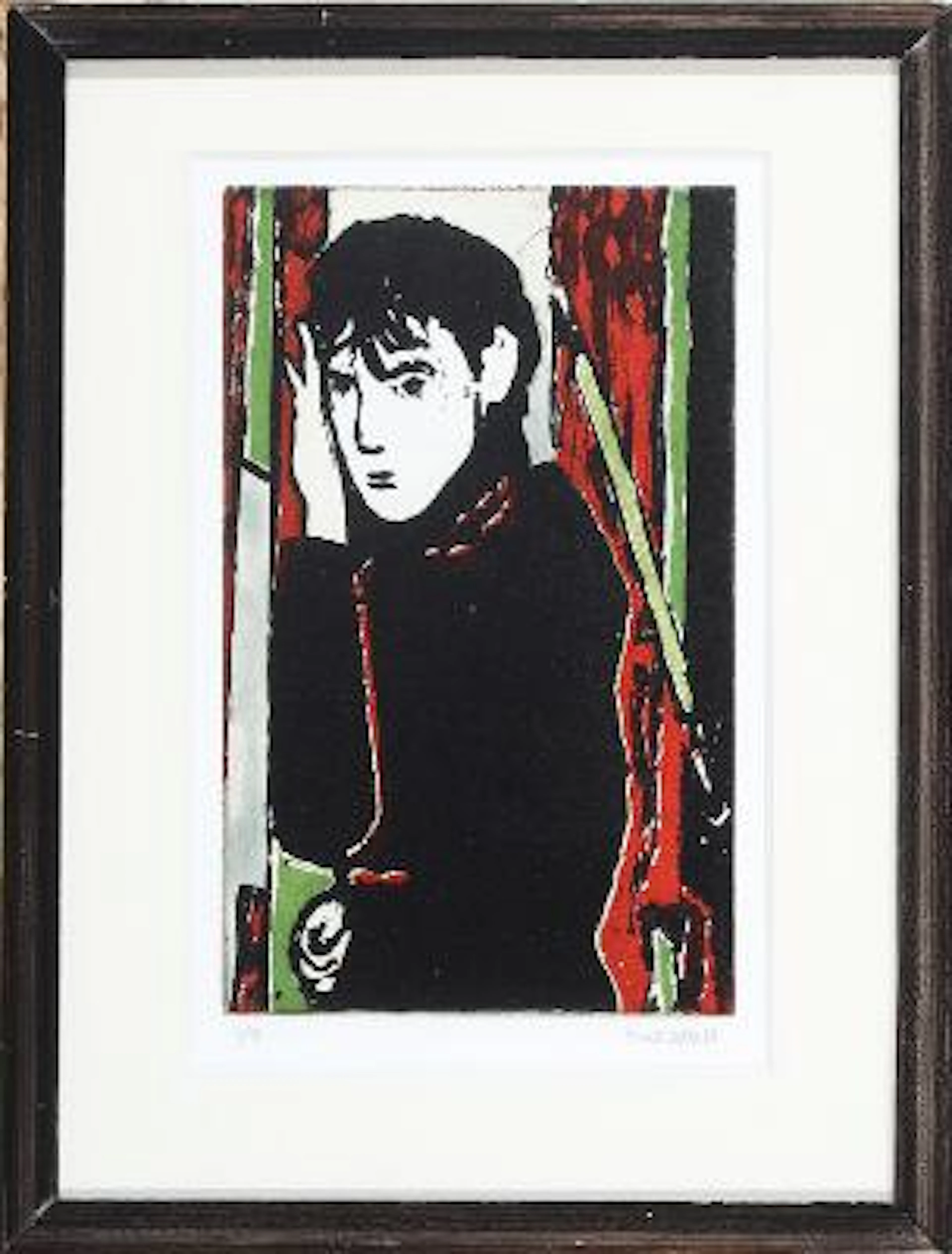 Knud Odde: Untitled. Both signed Knud Odde 87, 11/15. Two etchings