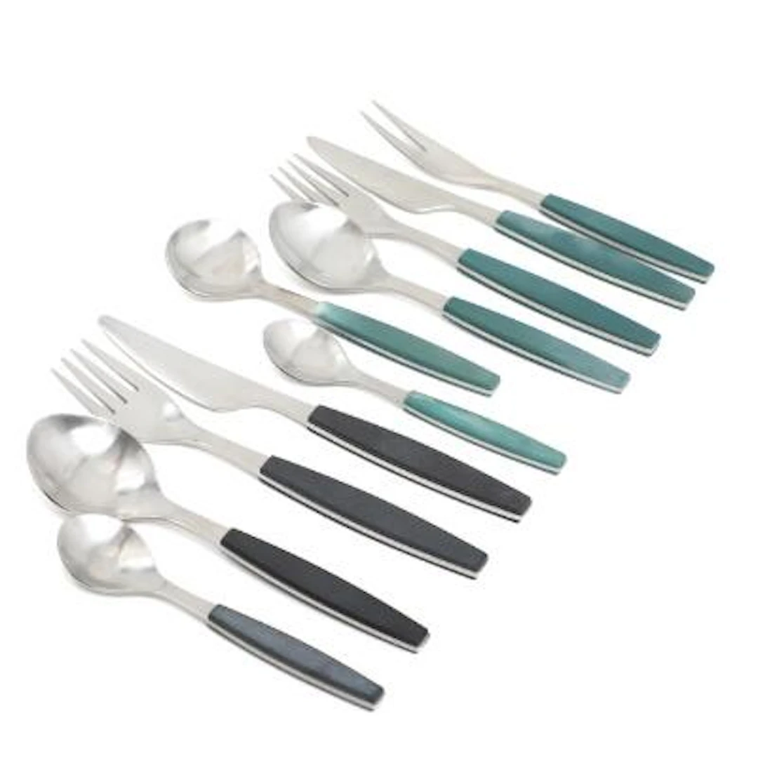 Henning Koppel: "Strata". Cutlery in stainless steel with handles