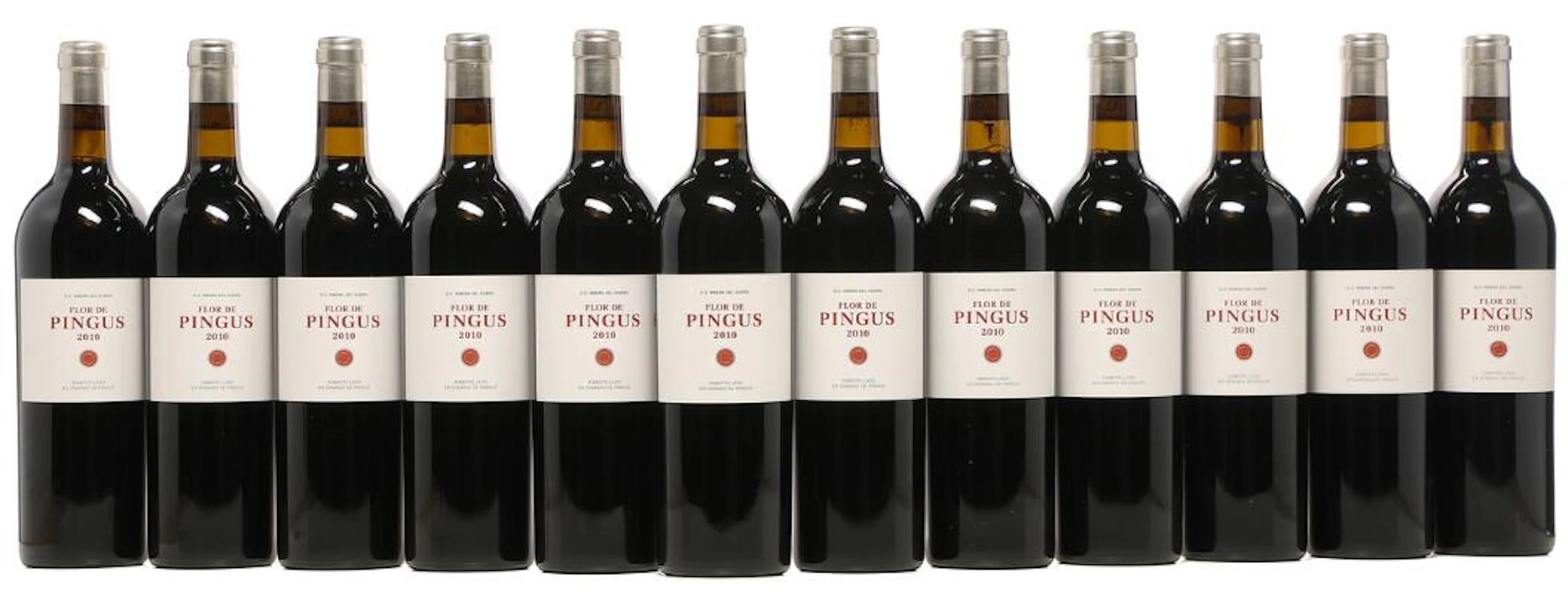 12 bts. Flor De Pingus, Dominio de Pingus, Ribera Del Duero 2010 A