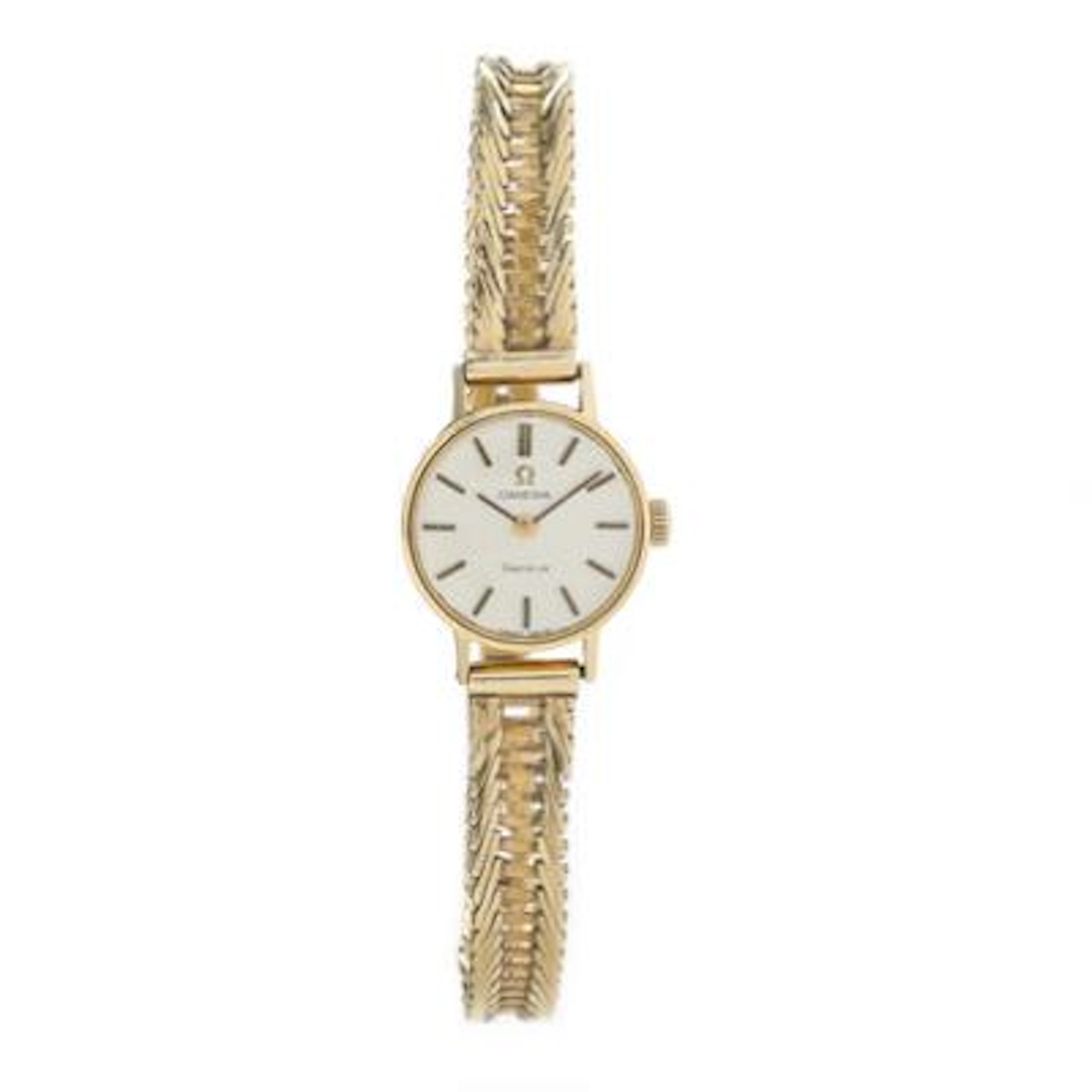 Omega: Wristwatch of 14k gold, ref. 511.297. Mechanical movement with