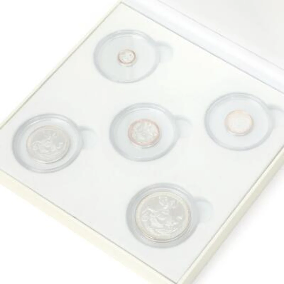 Silver Proof sets from England, British Virgin Islands, Isle of Man