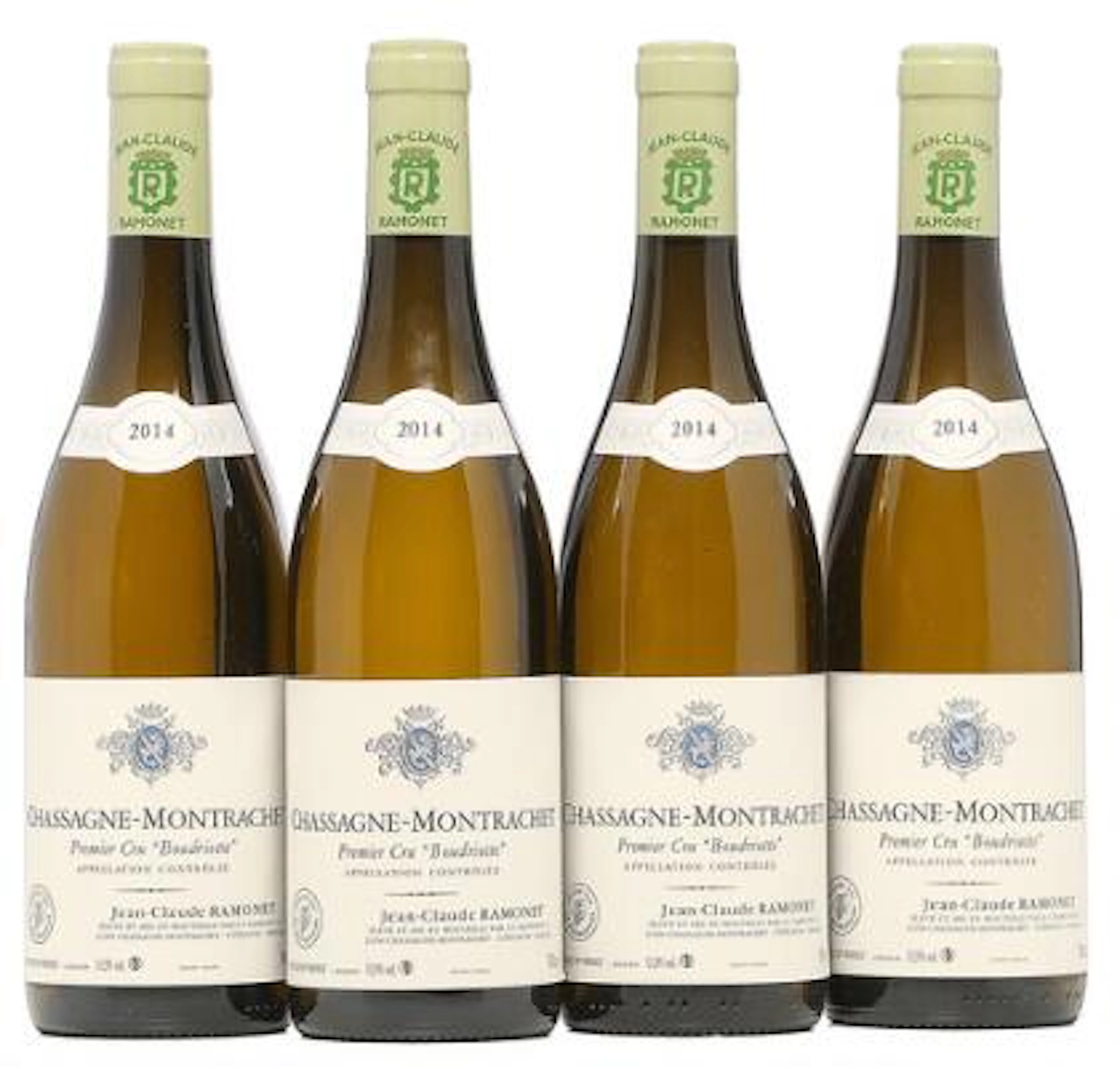 4 bts. Chassagne Montrachet 1. Cru "La Boudriotte", Domaine Ramonet