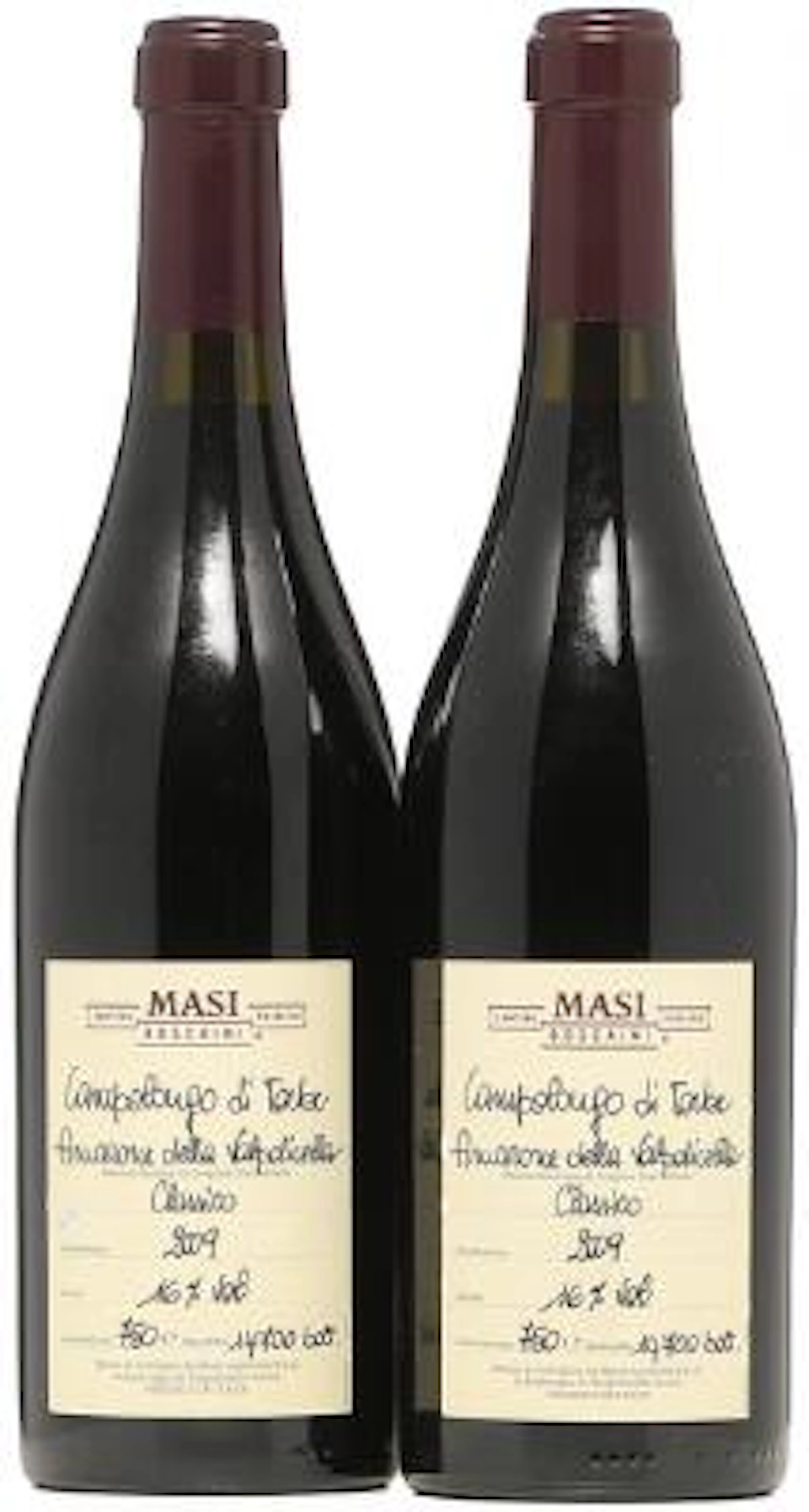 2 bts. Amarone di Valpolicella, "Campolongo di Torbe", Masi 2009 A