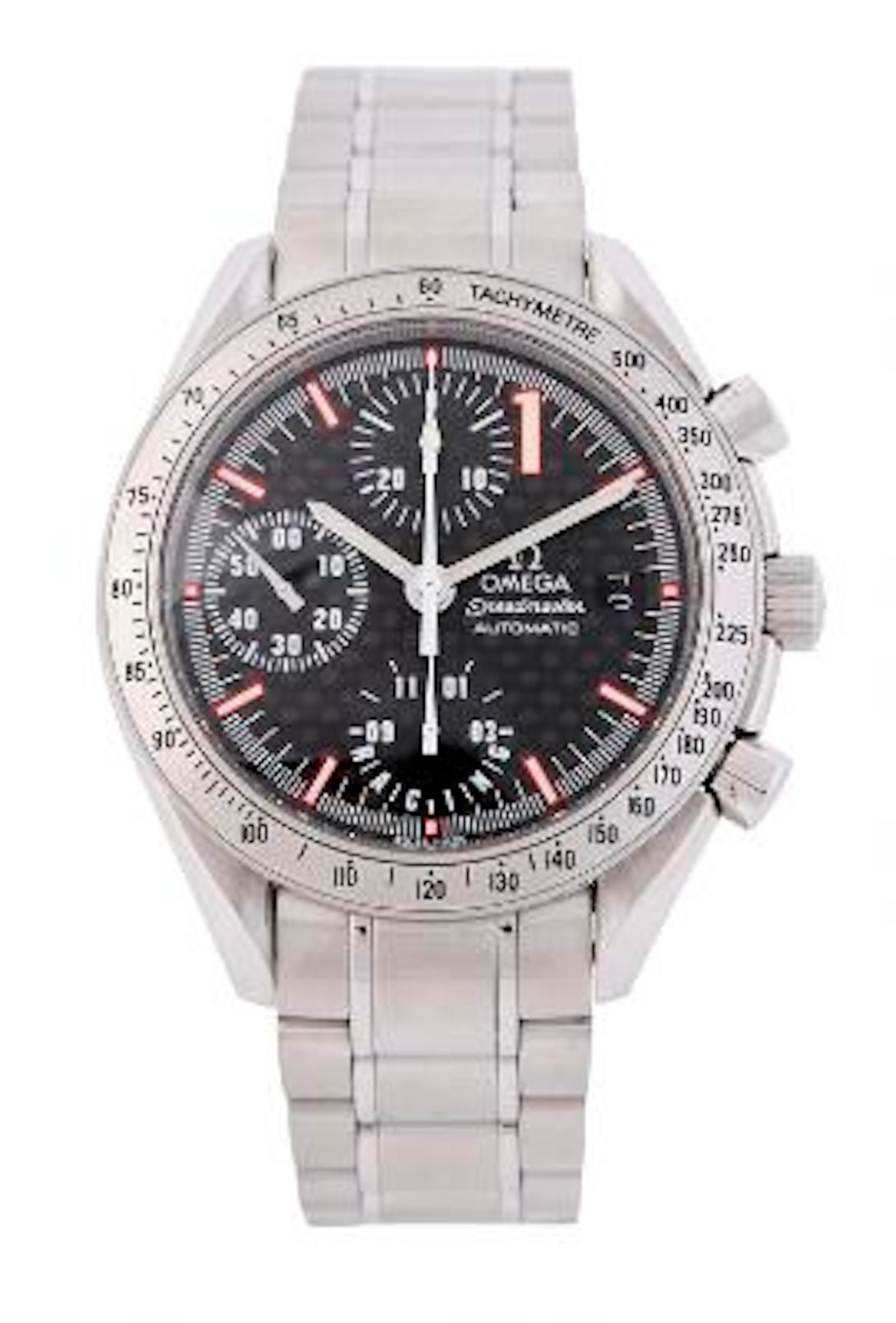 Omega: Speedmaster Racing "Michael Schumacher %1" of steel, ref. 3519.50.00.