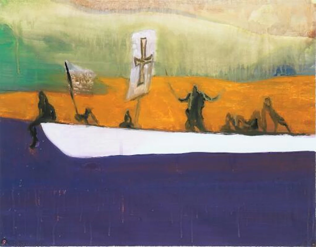 Peter Doig: Untitled (Canoe), 2008. Signed Peter Doig 08, 124/500.
