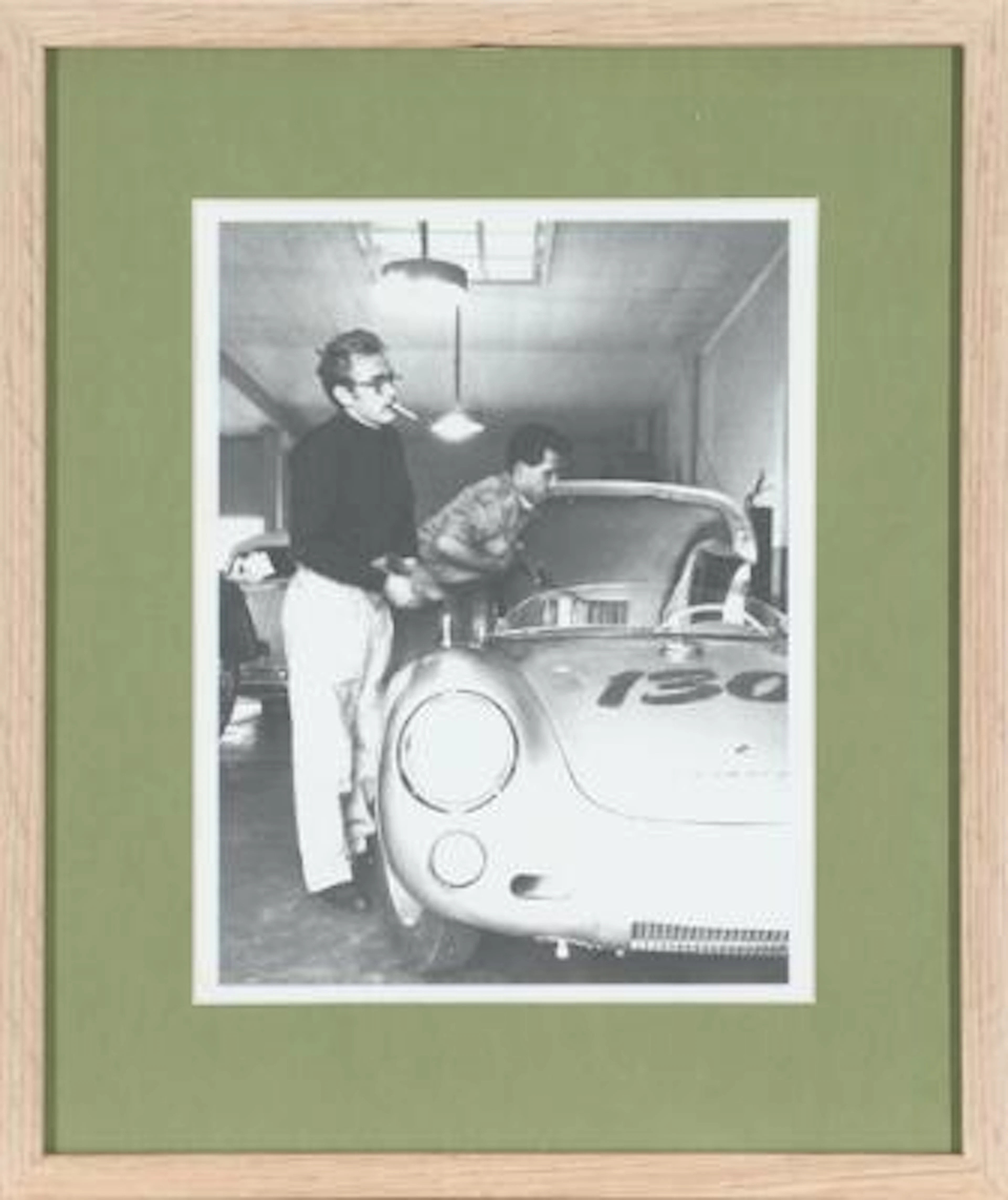 Original black-and-white press photograph of American actor James