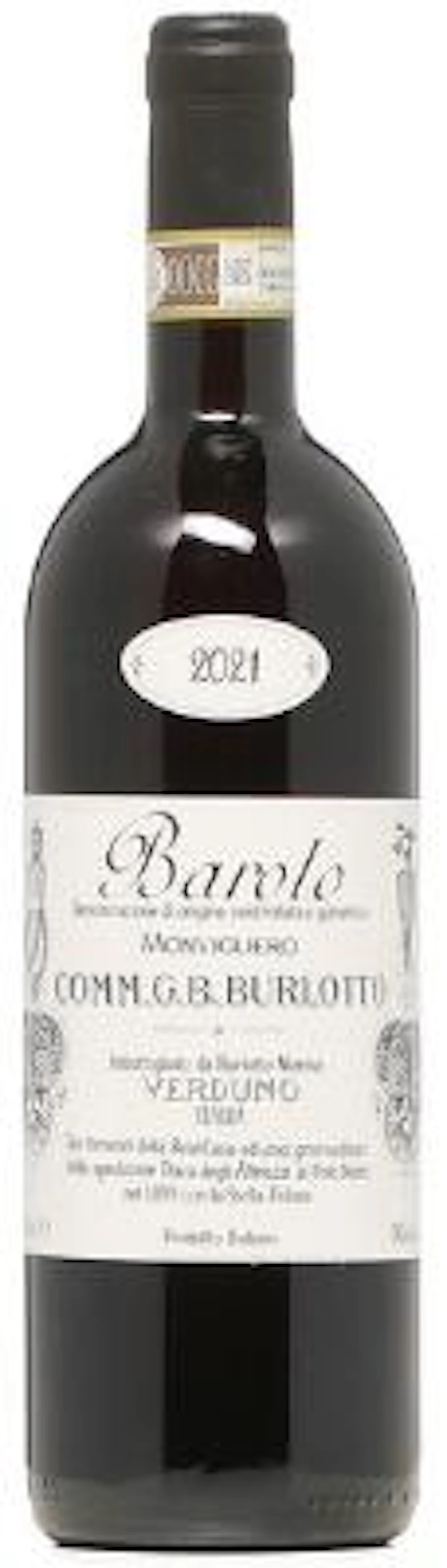 1 bt. Barolo "Vigneto Monvigliero", Comm. G. B. Burlotto 2021 A (hf/in).