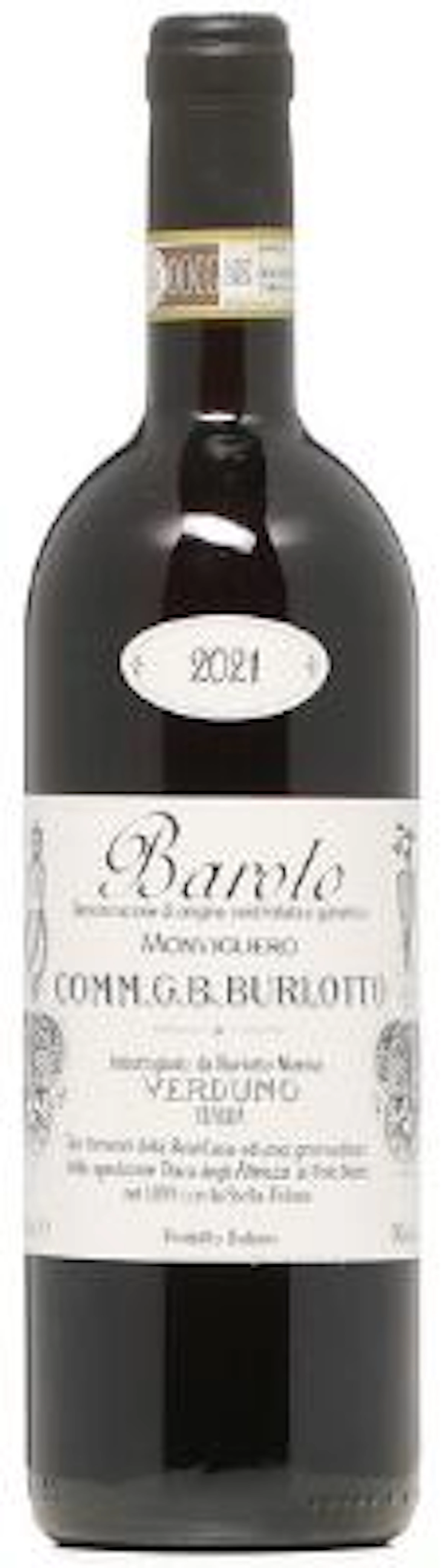 1 bt. Barolo "Vigneto Monvigliero", Comm. G. B. Burlotto 2021 A (hf/in).