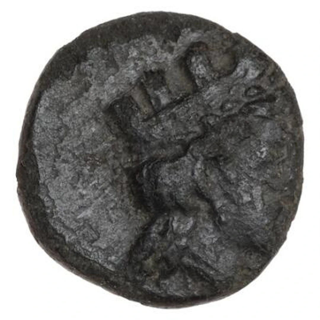 Ancient Greece, Mysia, Placia, 300 BC, AE 12-Cybele / ΠΛΑΚΙΑ, lion;