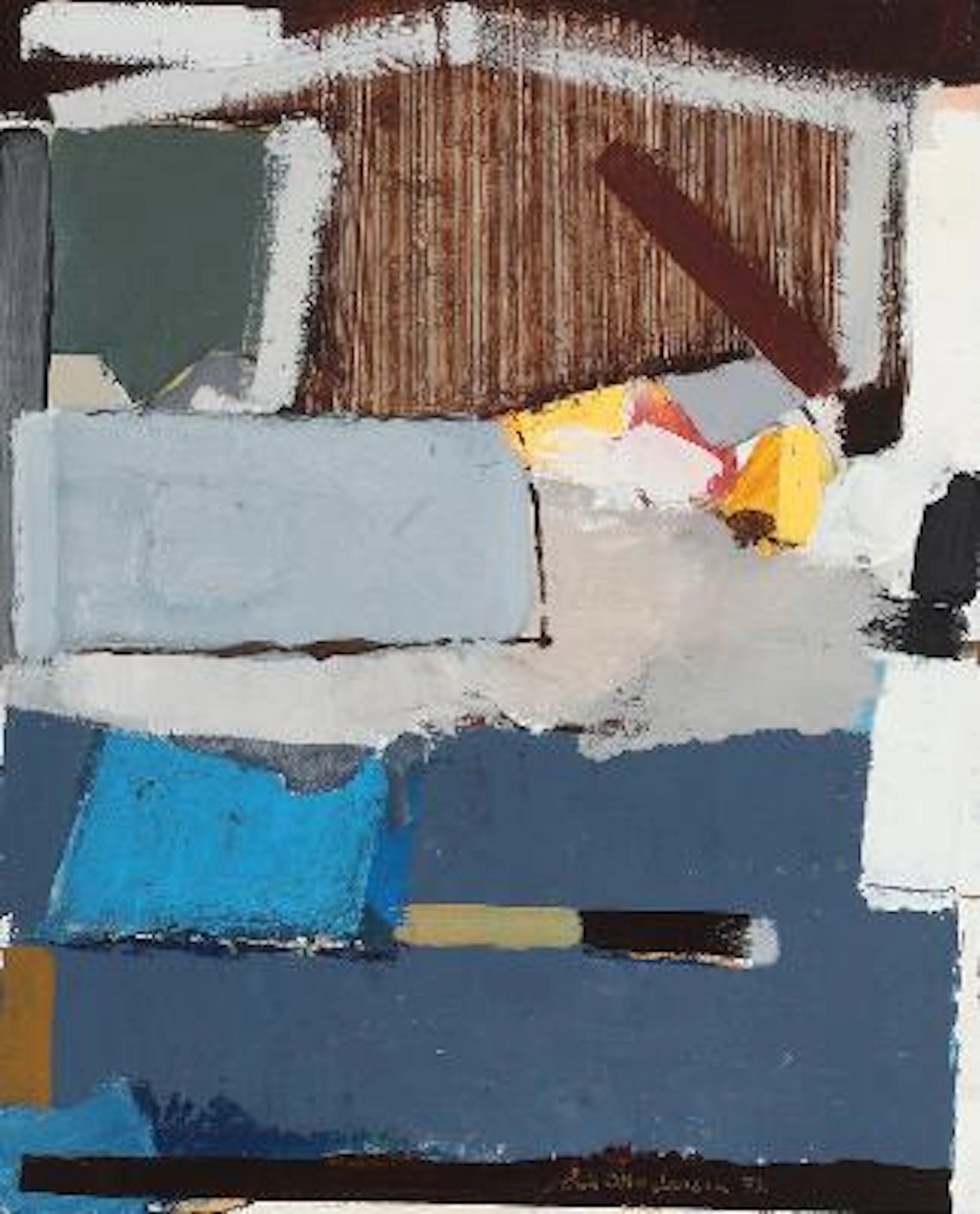 Erik Otto Larsen: Untitled. Signed Erik Otto Larsen 72. Oil on canvas.