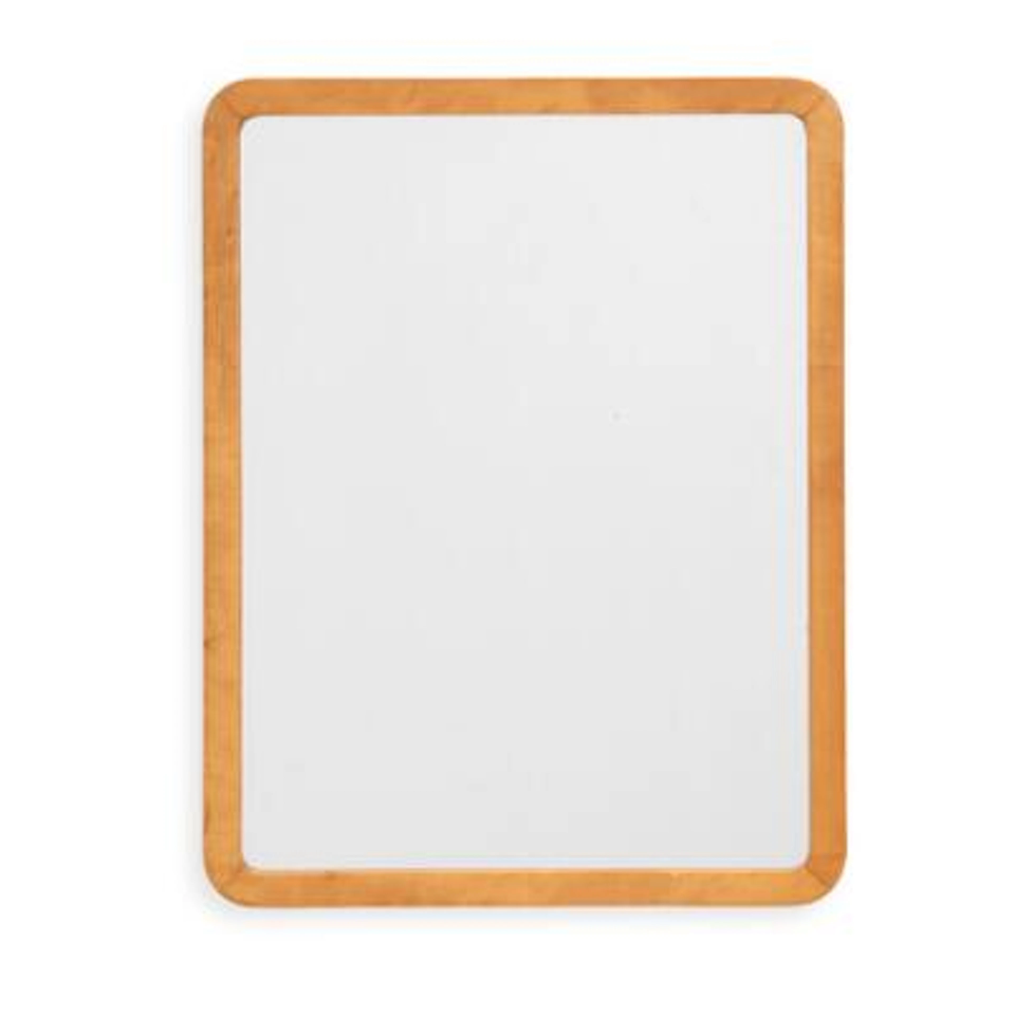 Swedish furniture design: Swedish Modern wall mirror in birch. H.