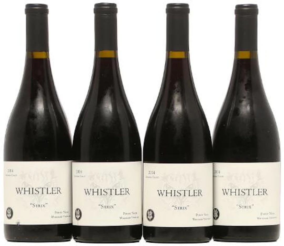 4 bts. Pinot Noir "Strix", Whistler 2014 A (hf/in). – Bruun Rasmussen