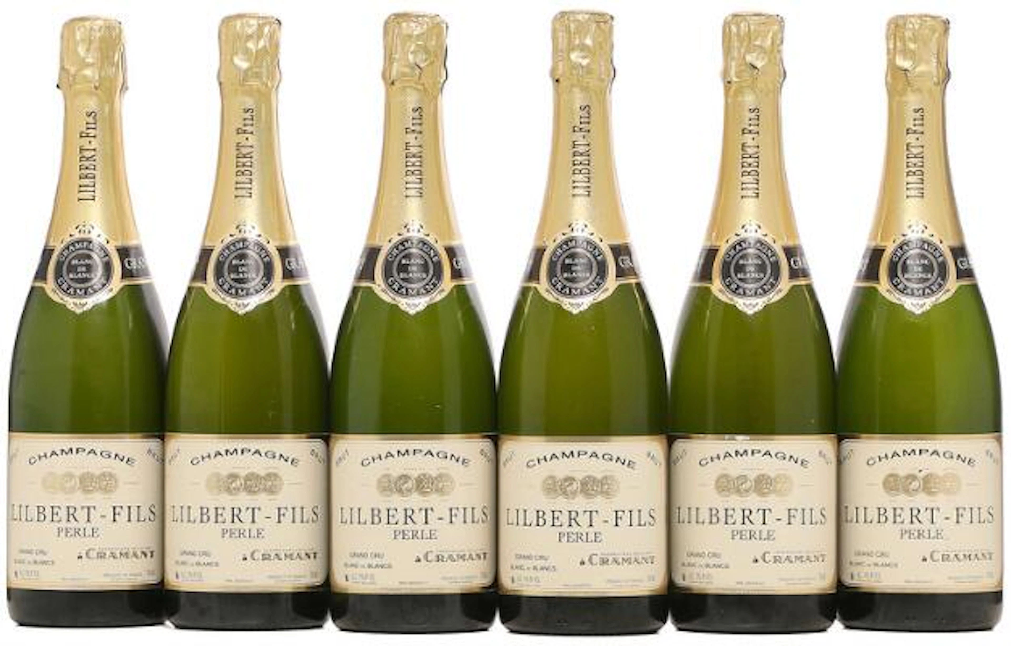 6 bts. Champagne Grand Cru Blanc de Blancs, Lilbert & Fils A (hf/in).