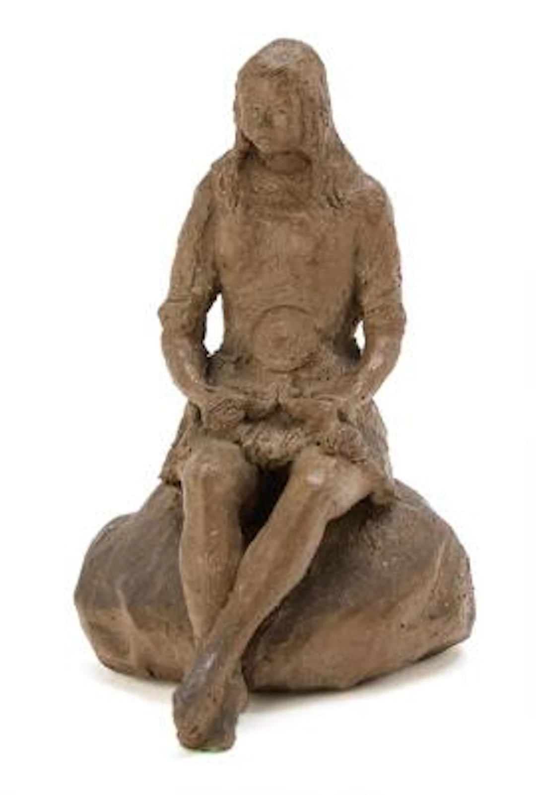 Danish sculptor, 20th century.: "Egtvedpigen". Signed H. J. Clay sculpture.