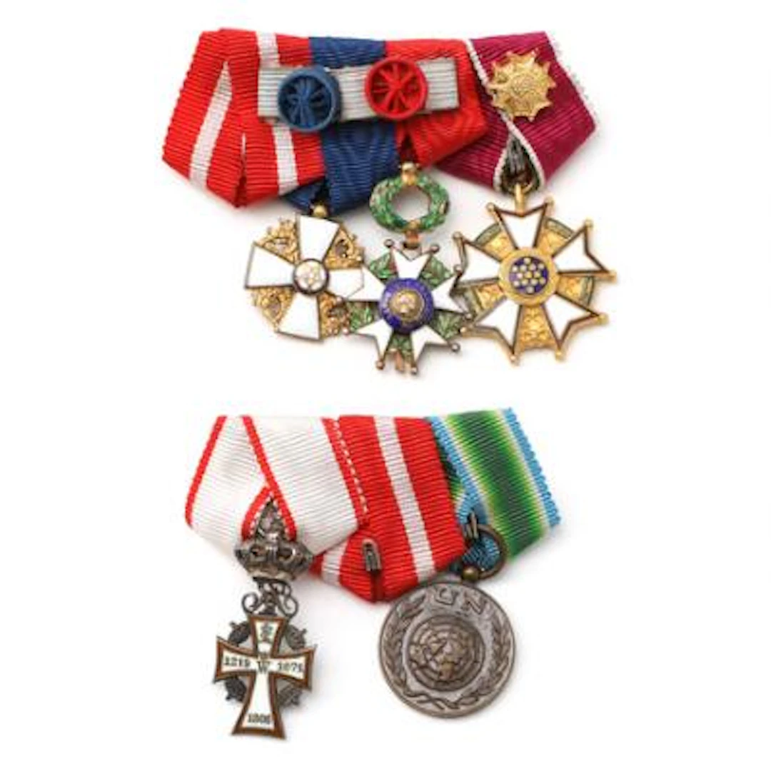 Small set of miniatures from Denmark, Finland, France, the USA and