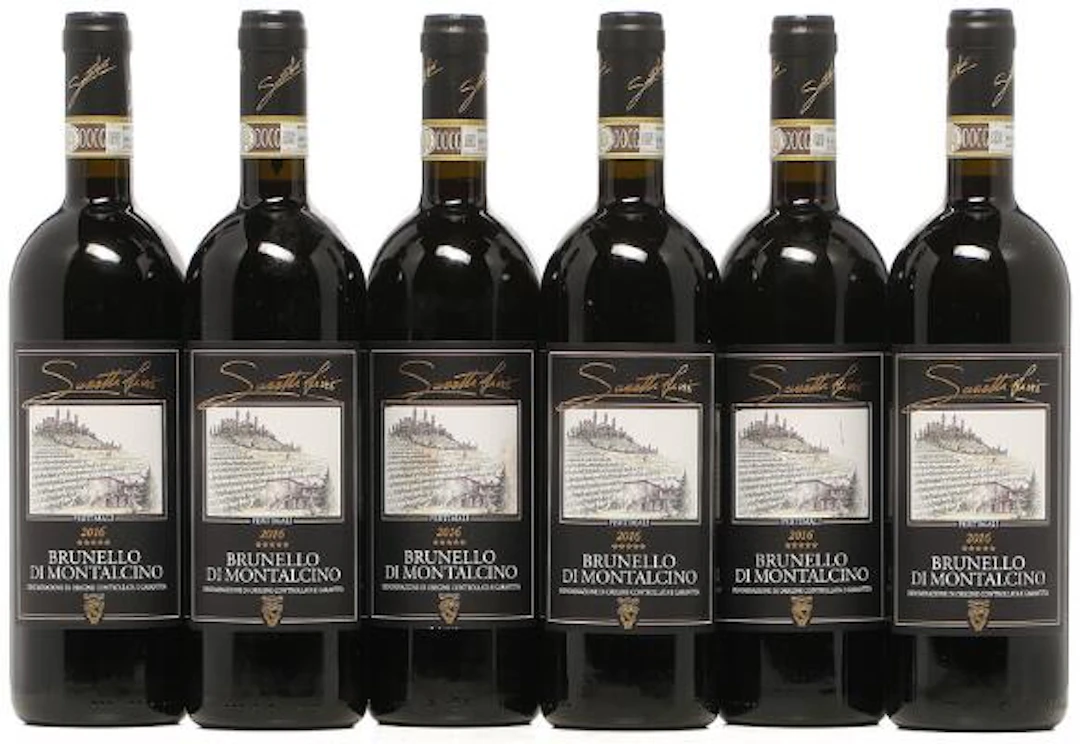 6 bts. Brunello di Montalcino "Pertimali", Sassetti Livio 2016 A (hf/in).