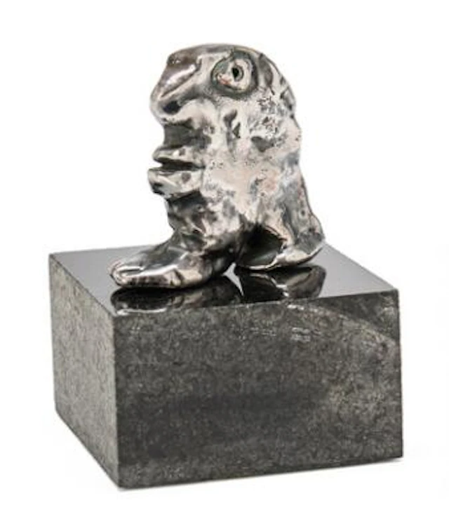 Leif Sylvester: "Stor levefod". Signed L.S. 33/150. Silver-plated