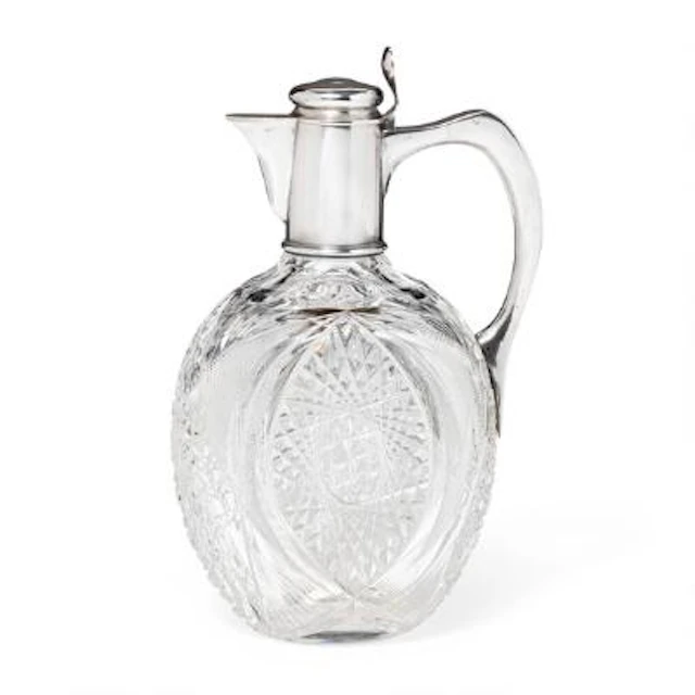 Erik August Kollin for Morozov: A Russian crystal glass and silver