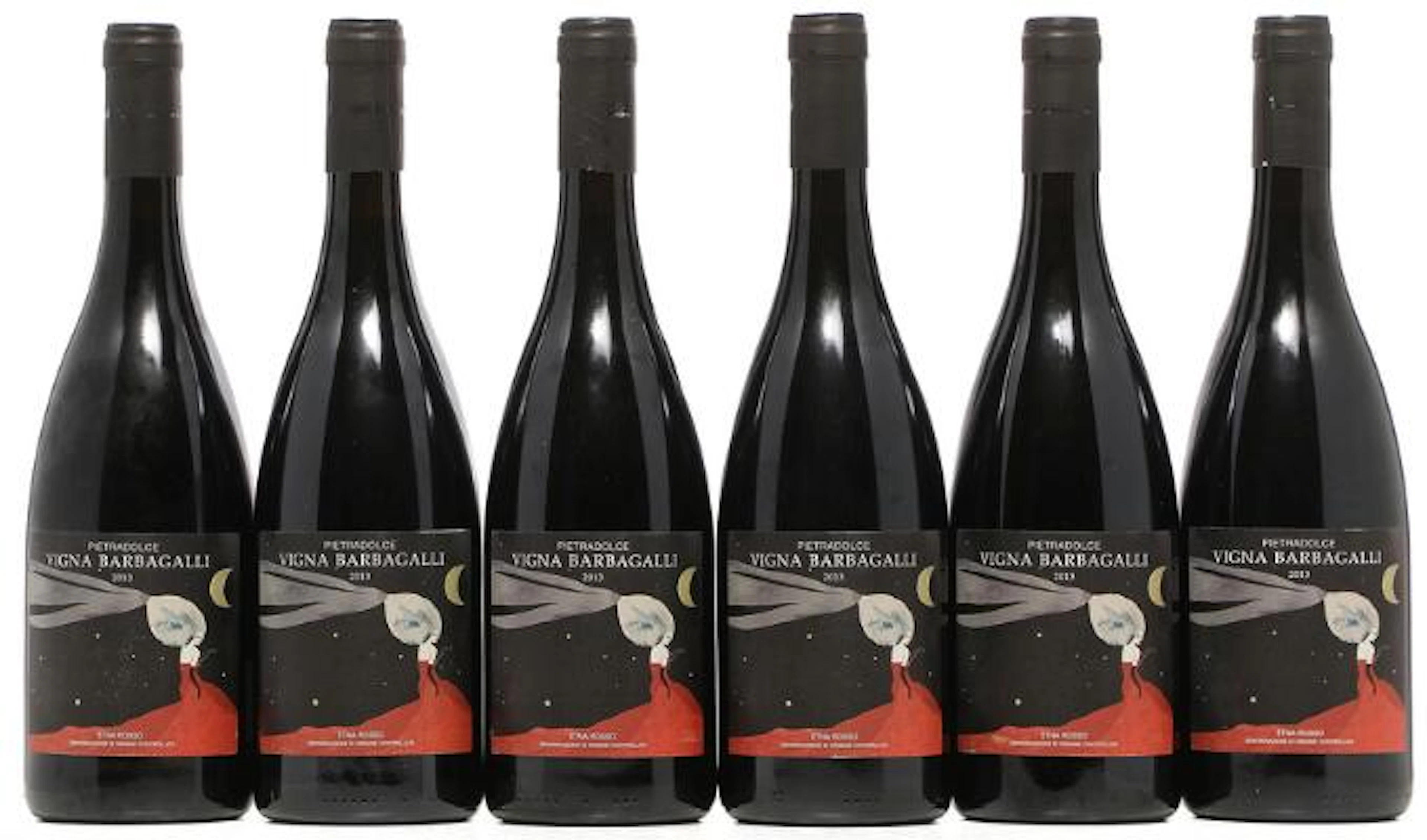 6 bts. Pietradolce "Vigna Barbagalli" Etna Rosso 2013 A (hf/in). –