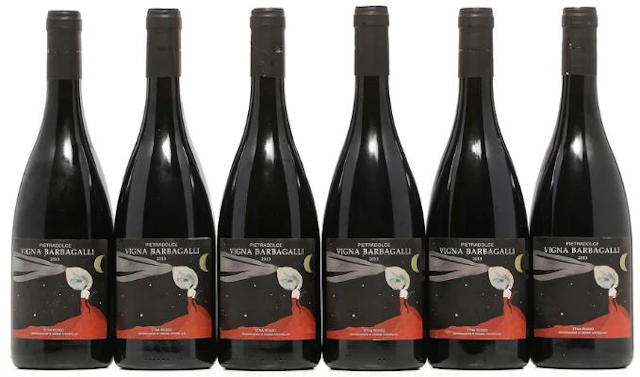 6 bts. Pietradolce "Vigna Barbagalli" Etna Rosso 2013 A (hf/in). –