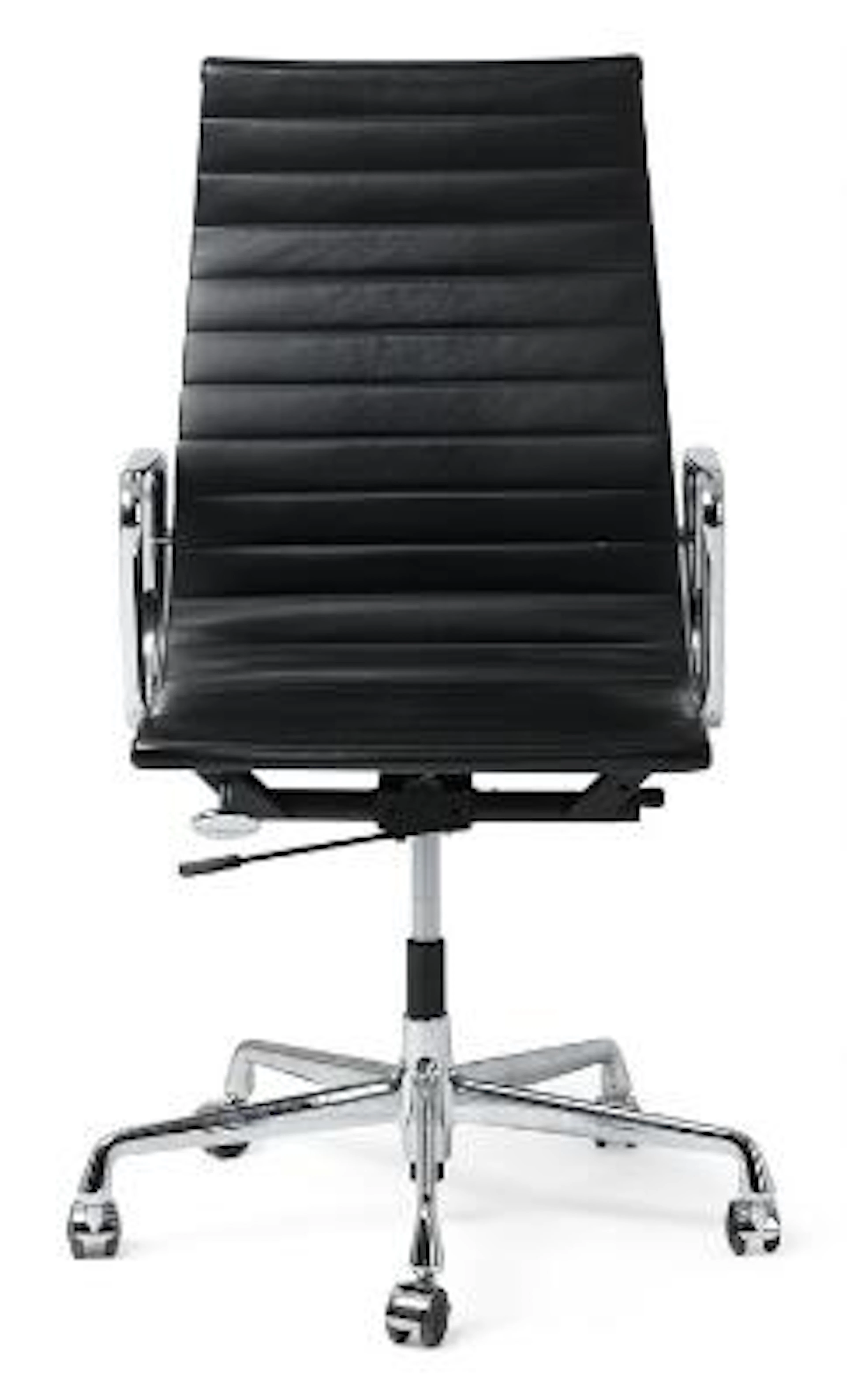 Charles Eames: “Aluminium Group ”. An office chair with chromed aluminium