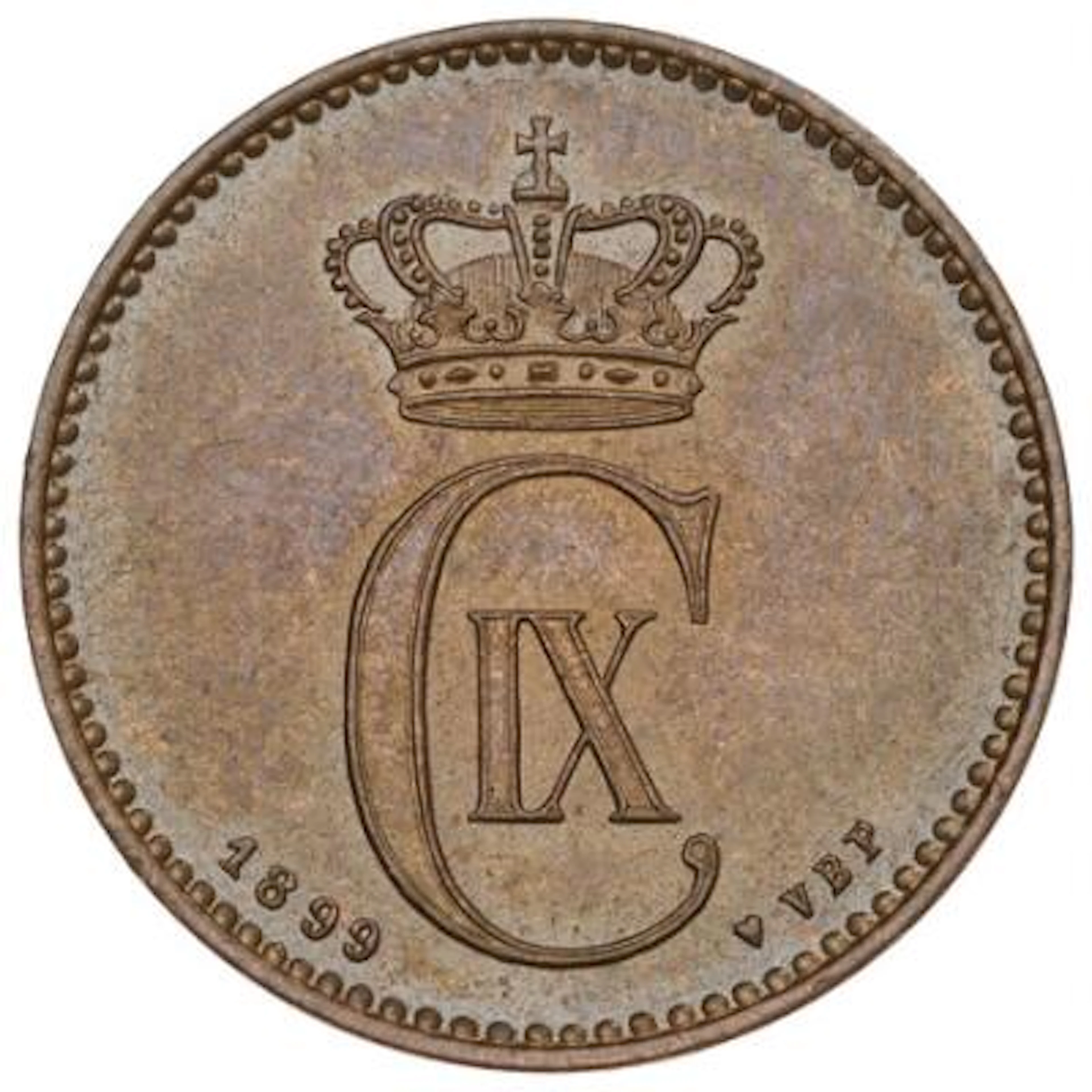 Collection of 1, 2, 5, 10 and 25 øre, in total 193 pcs – Bruun Rasmussen