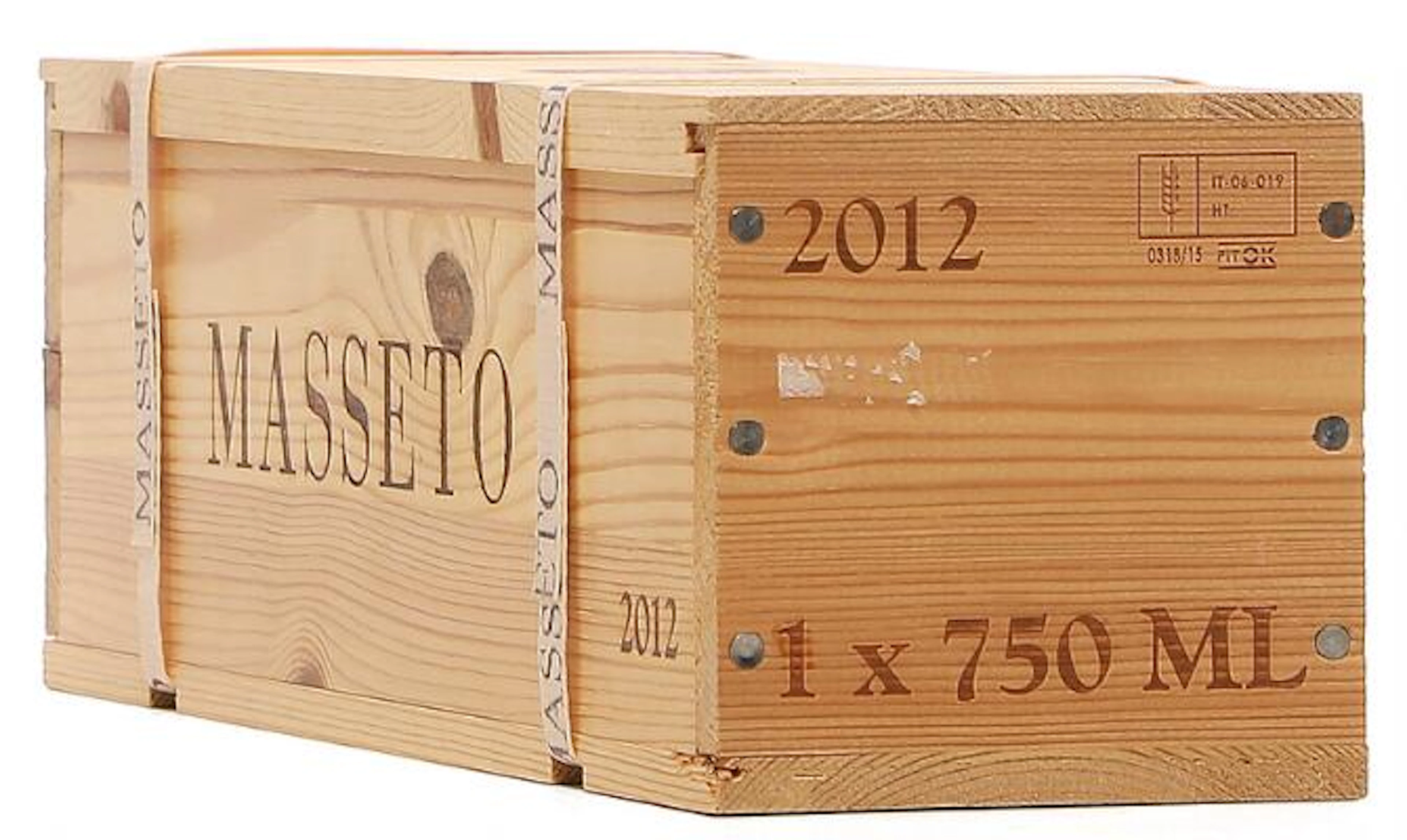 1 bt. Masseto, Tenuta dell'Ornellaia, Toscana IGT 2012 Owc. – Bruun