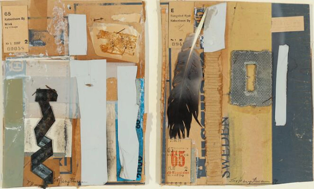 Sven Hauptmann: Two matching compositions. Both signed Sv Hauptmann.