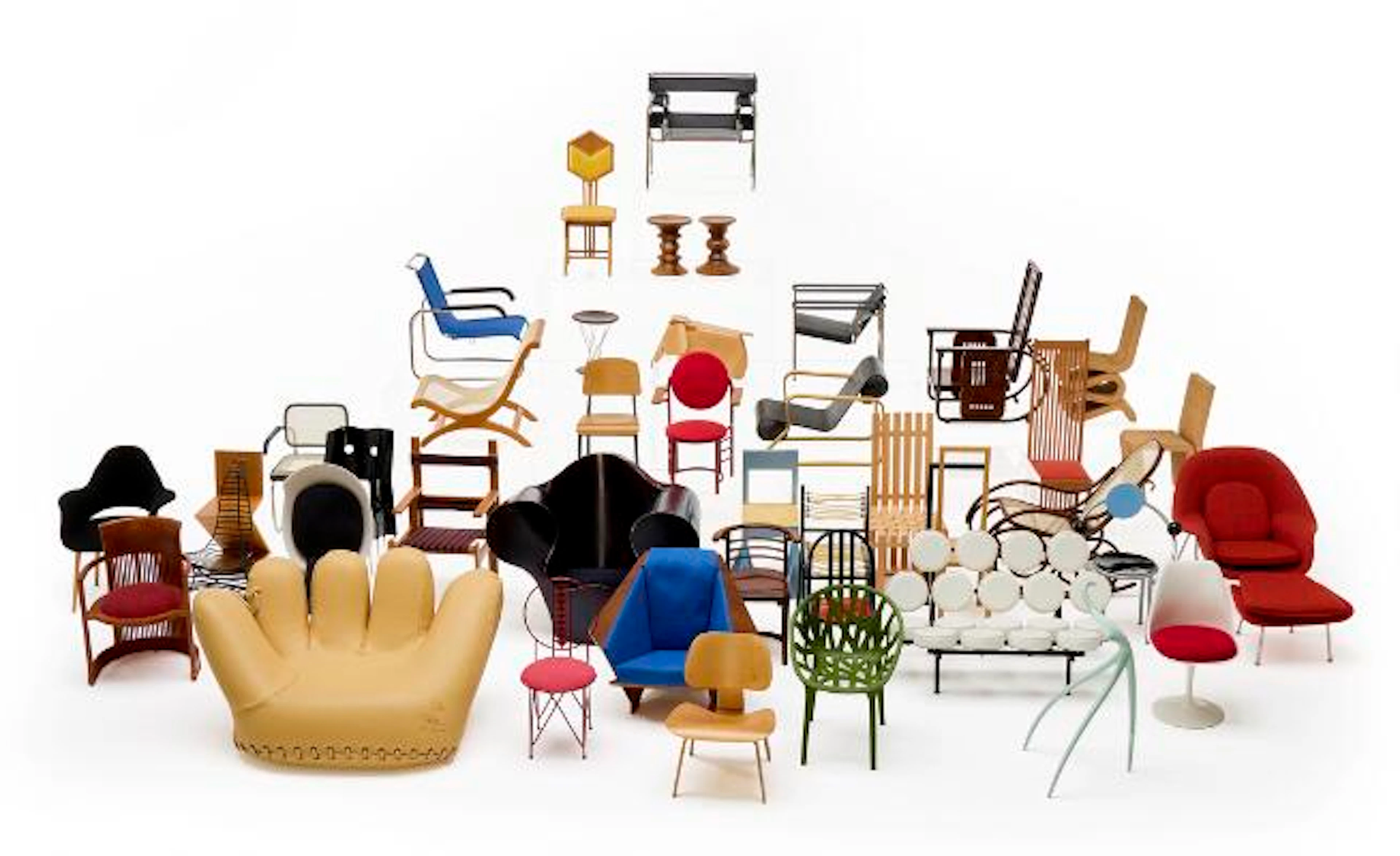 Hans J. Wegner, Charles Eames, Le Corbusier, Verner Panton, a.o.: