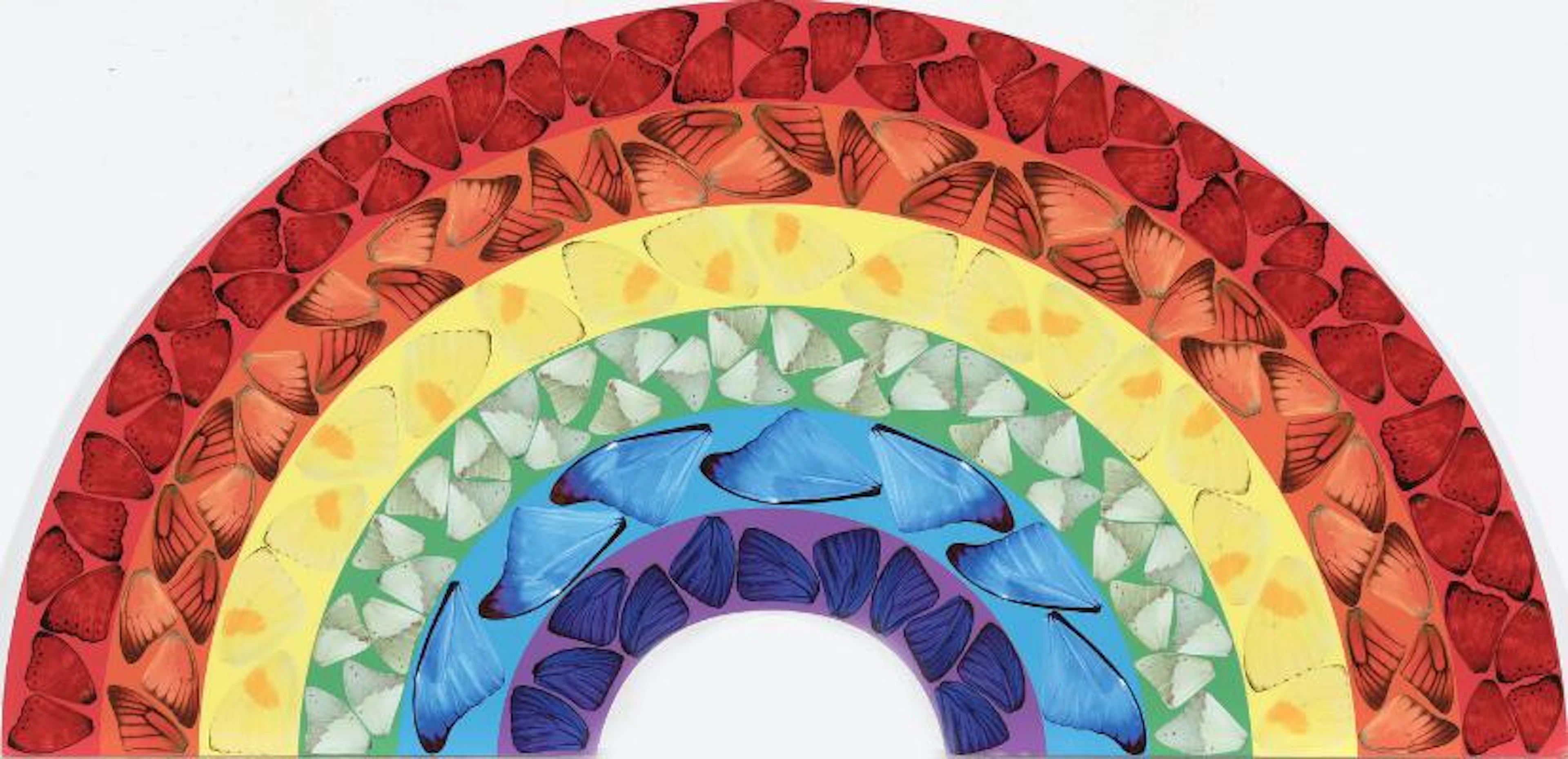 Damien Hirst: "Butterfly Rainbow", 2020. Edition 1164/1497. Signed