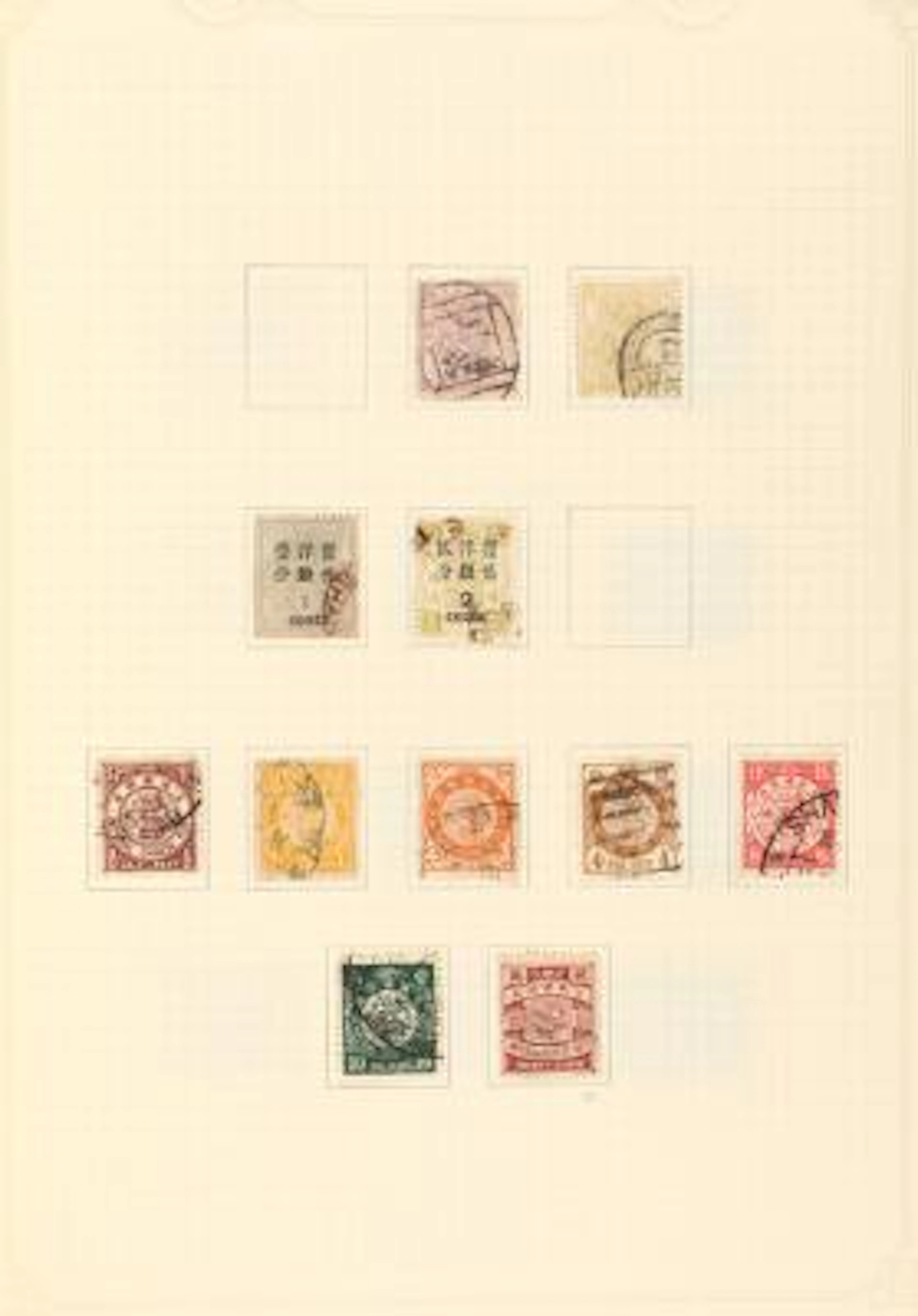 China. Old collection in 2 albums with some better stamps up to the