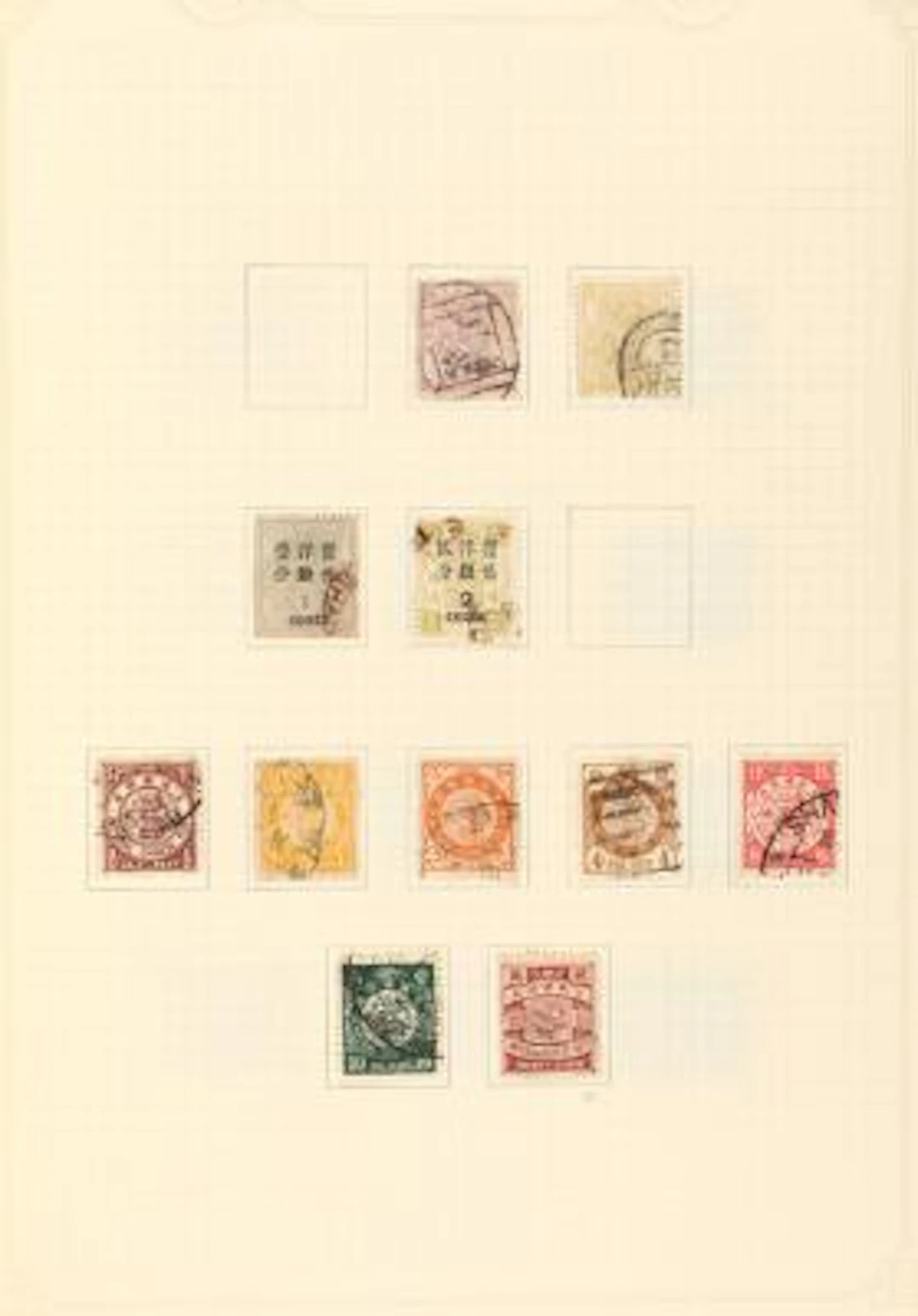 China. Old collection in 2 albums with some better stamps up to the