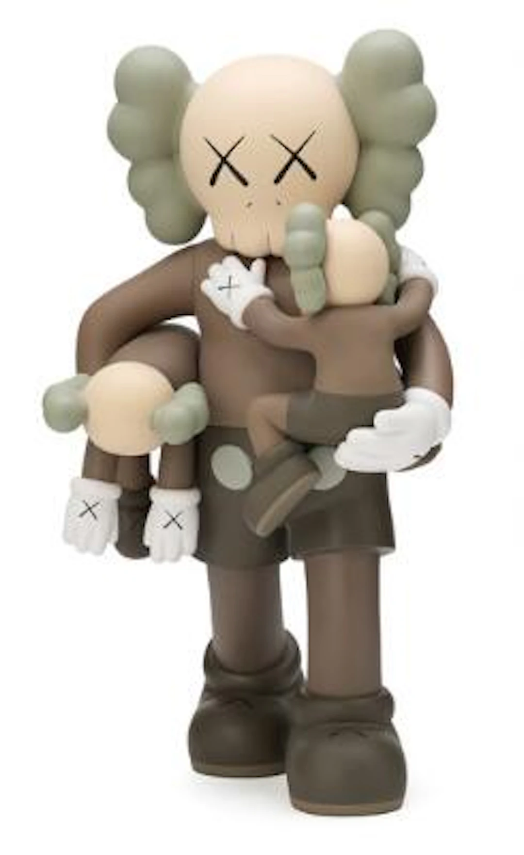 KAWS: "Clean Slate (Brown)", 2018. Cast vinyl and resin. Printed signature.
