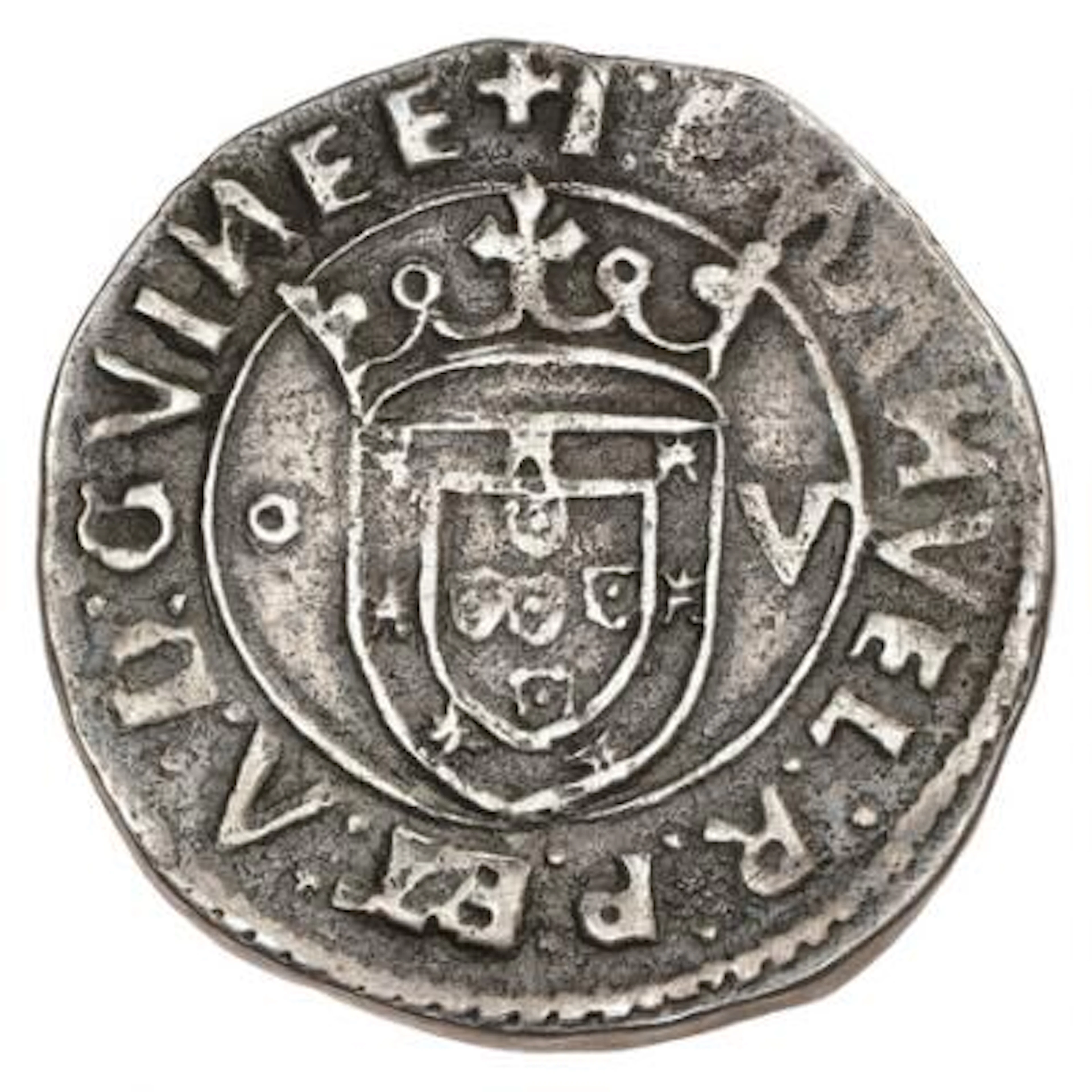 Portugal, Manuel I (1495-1521), Tostao, Lisbon, o-V; Gomes 36.02 –