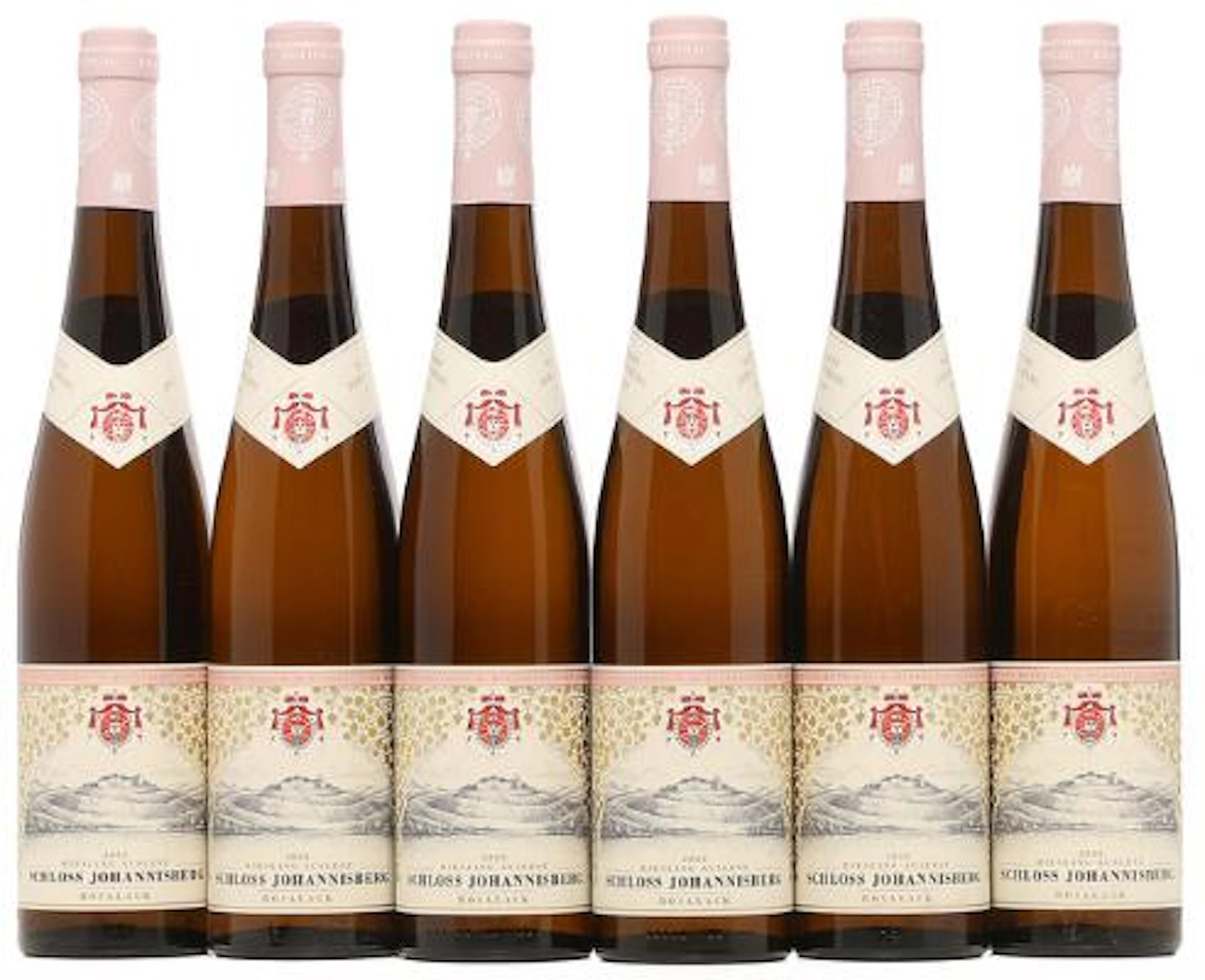 6 bts. Riesling Auslese "Rosalack", Schloss Johannisberg 2022 A (hf/in).