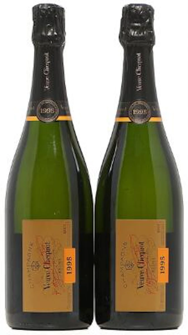 2 bts. Champagne Vintage, Veuve Clicquot 1995 A (hf/in). – Bruun Rasmussen