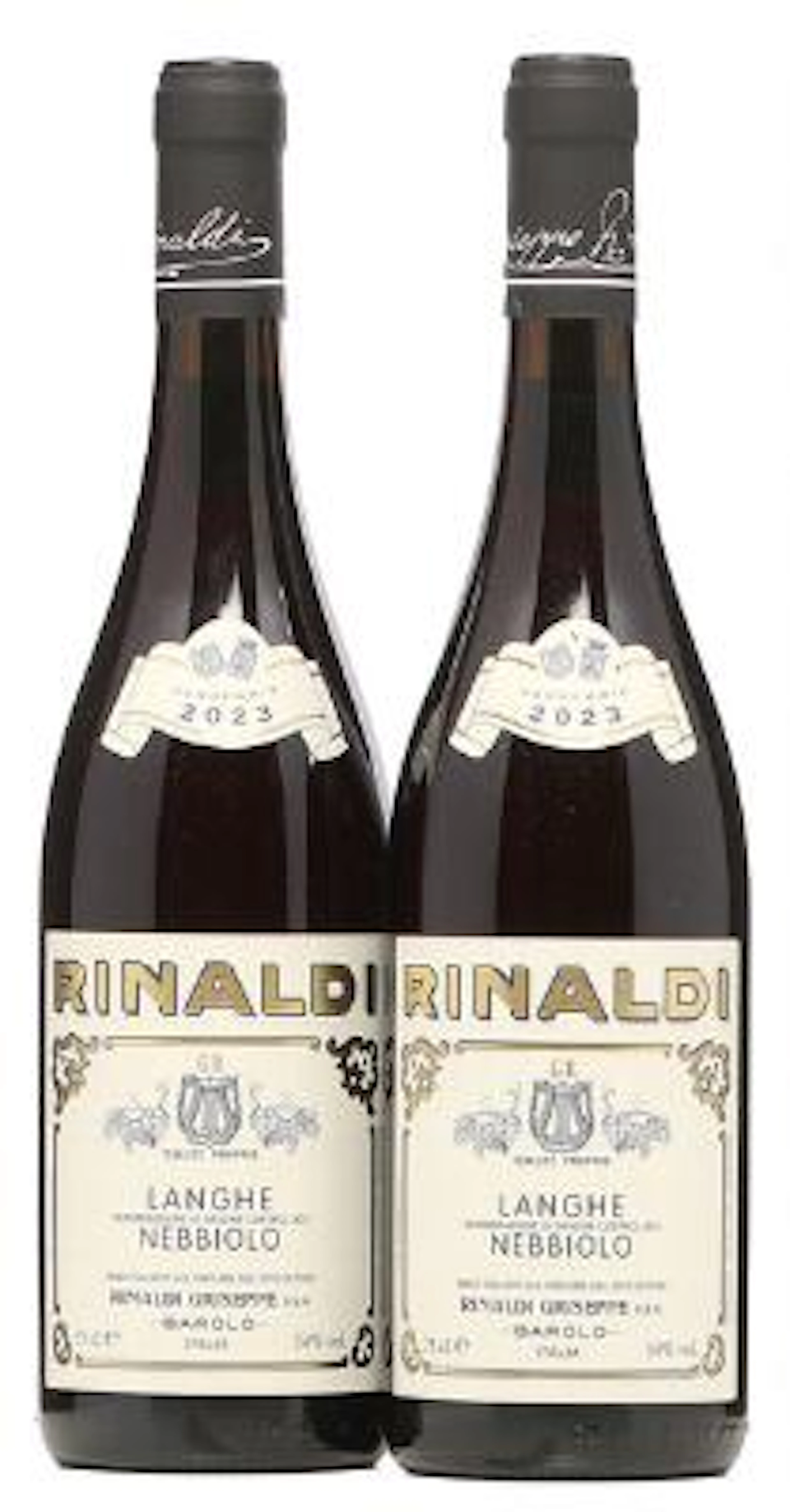 2 bts. Langhe, Nebbiolo, Giuseppe Rinaldi 2023 A (hf/in). – Bruun
