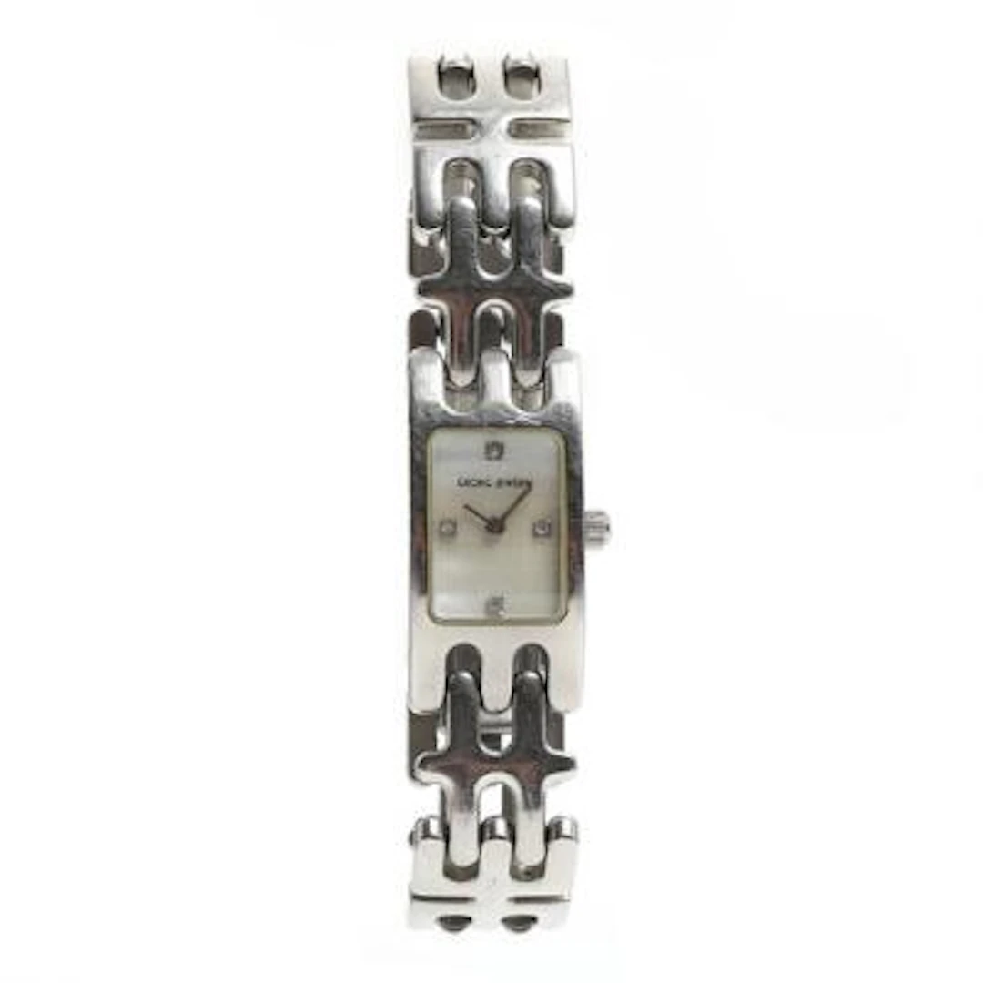 Georg Jensen: EKL of steel, ref. 376. Quartz movement. 2000s. – Bruun