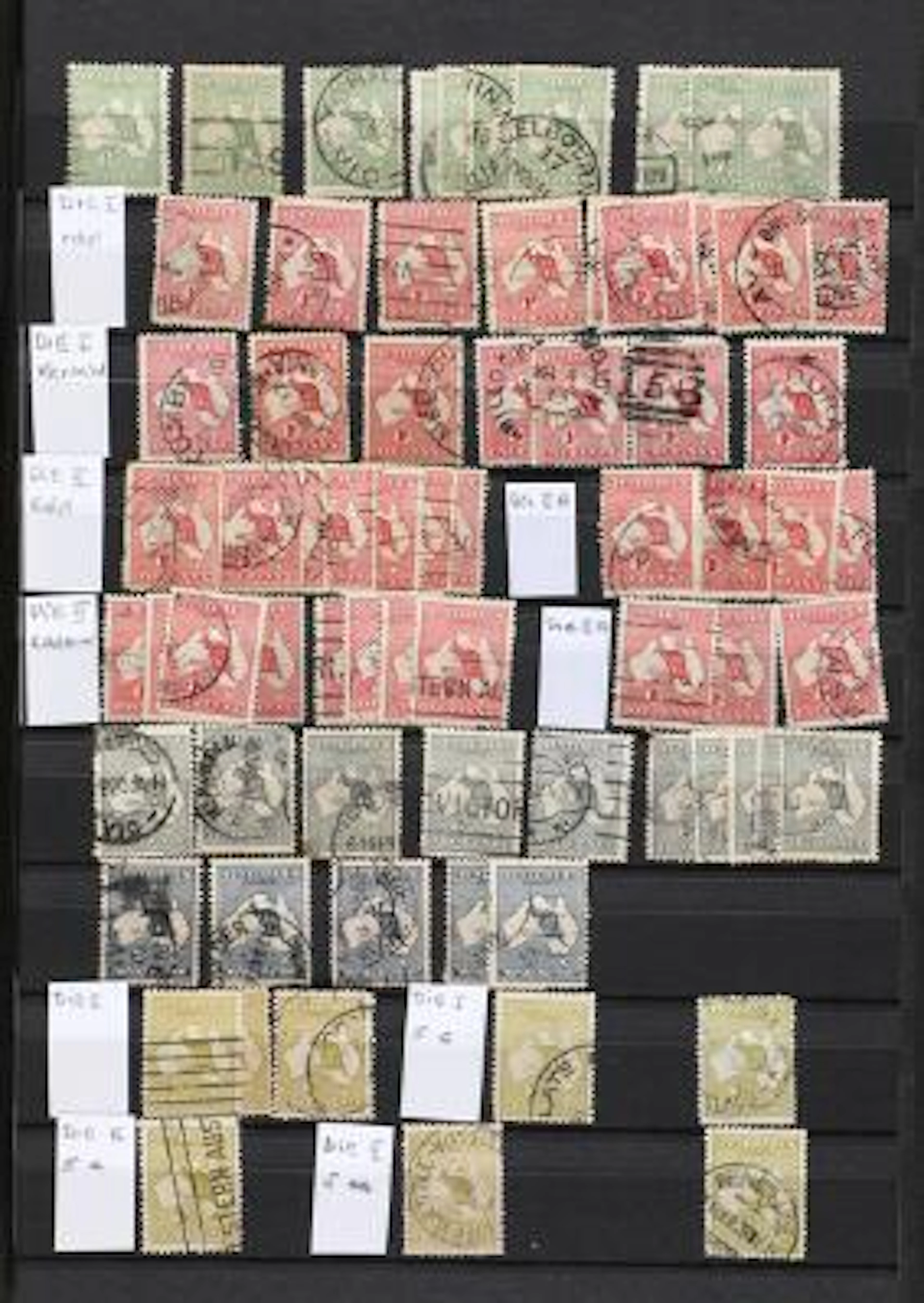 Australia. 1850-1940. Accumulation in 9 albums + mange loose sheets