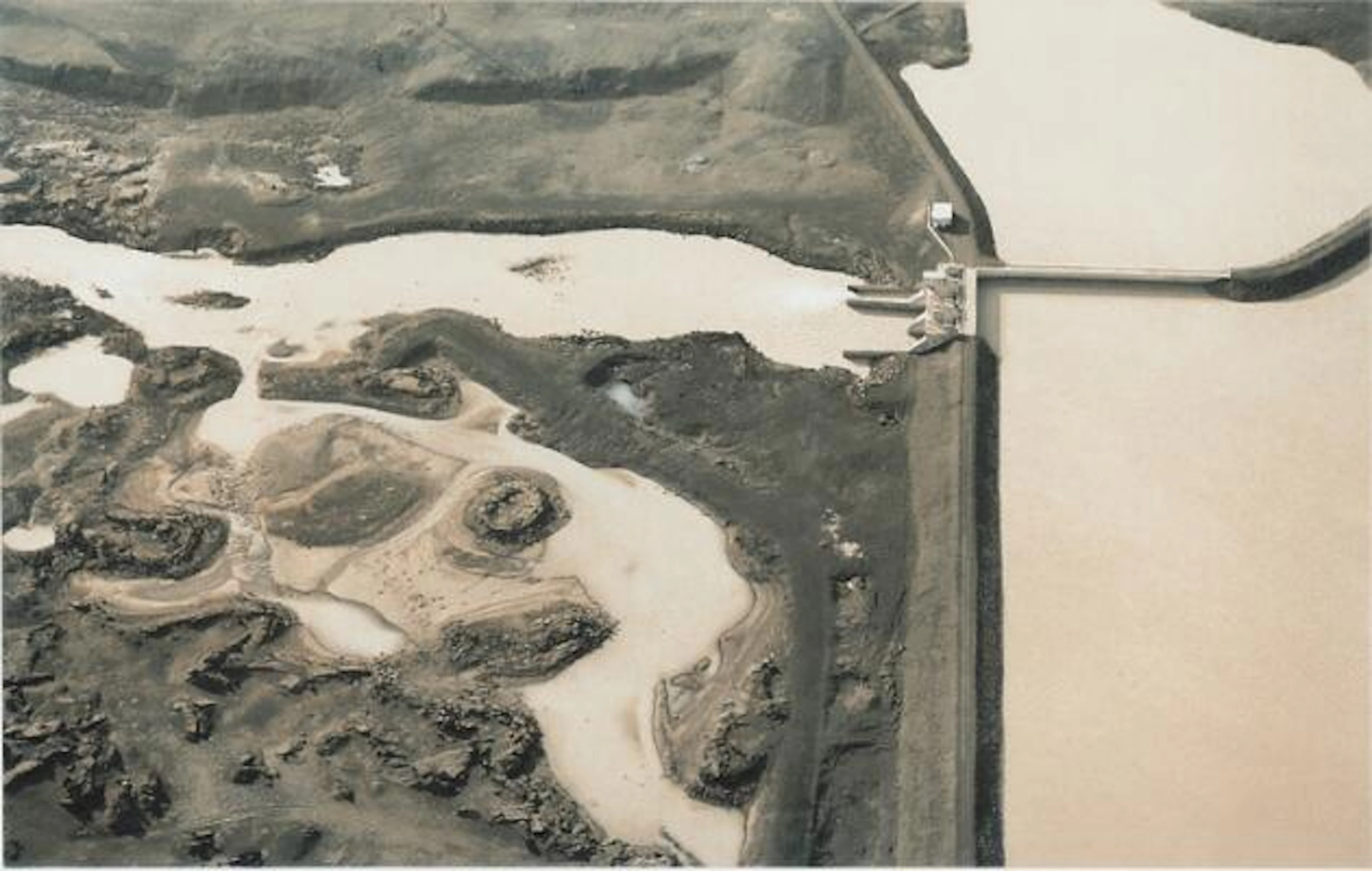 Olafur Eliasson: "Dam for hydropower station". Signed O. Eliasson