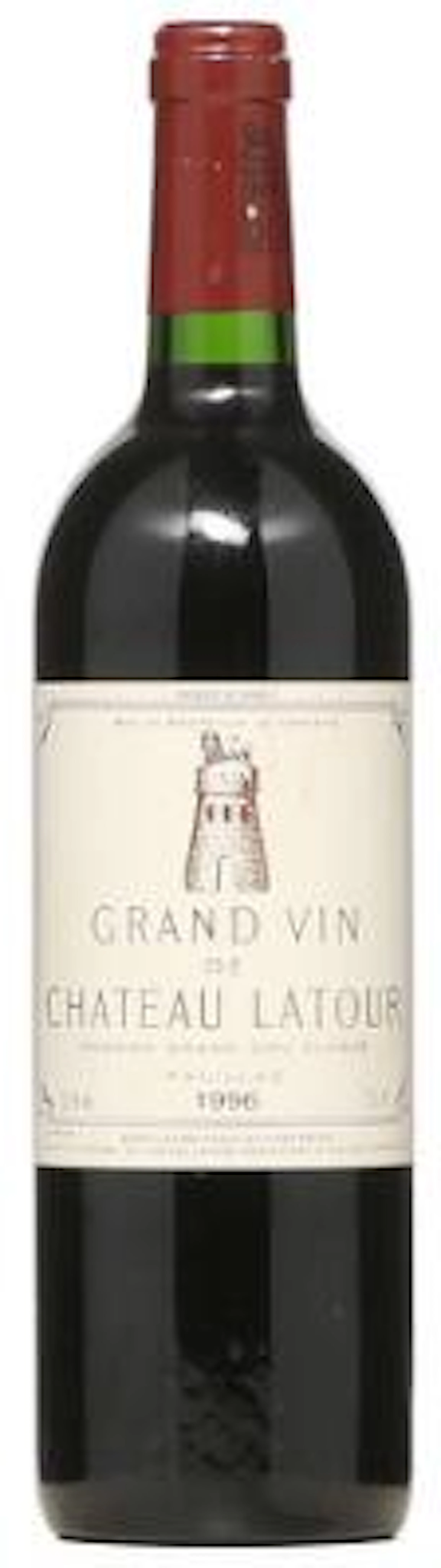 1 bt. Château Latour, Pauillac. 1. Cru Classé 1996 A (hf/in). – Bruun