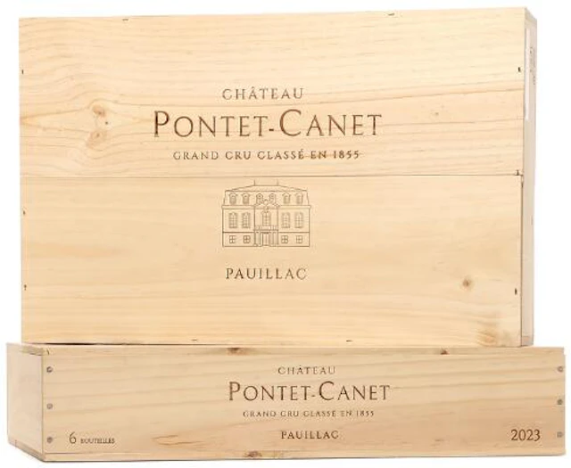 12 bts. Château Pontet Canet, Pauillac. 5. Cru Classé 2023 A (hf/in).