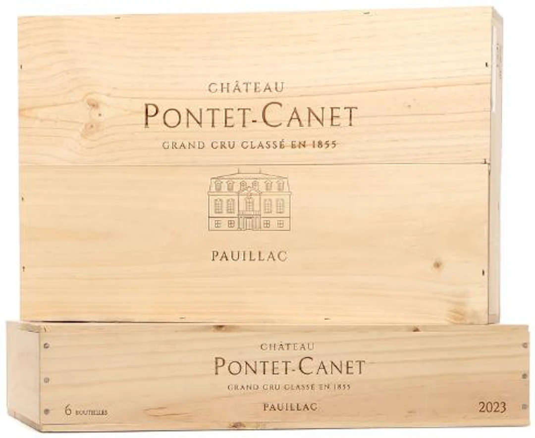 12 bts. Château Pontet Canet, Pauillac. 5. Cru Classé 2023 A (hf/in).