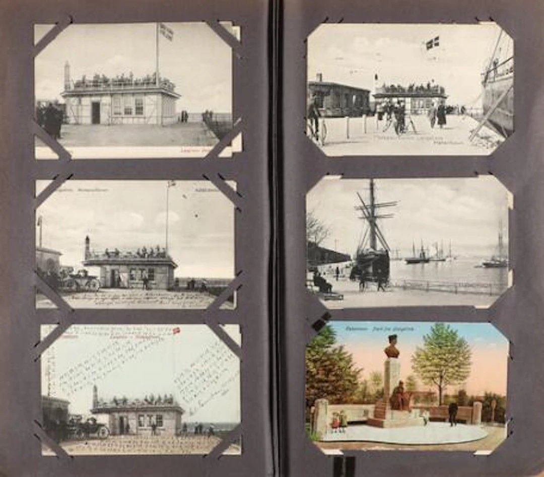 Postcards. Impressive coll. KØBENHAVN with ca. 590 old cards. Nearly