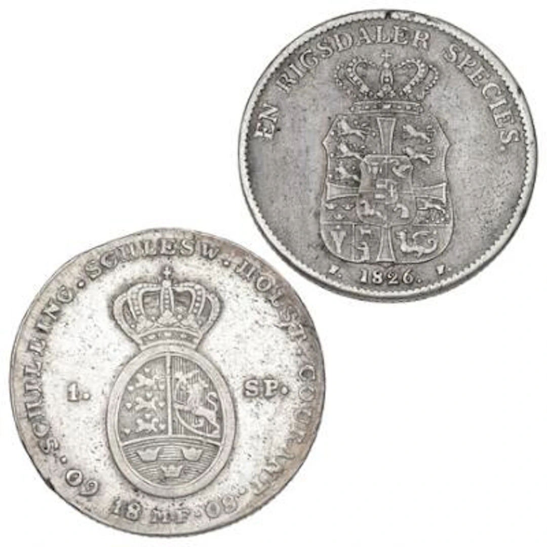 Christian VII, Schleswig-Holstein, speciedaler 1808 MF, Altona, H